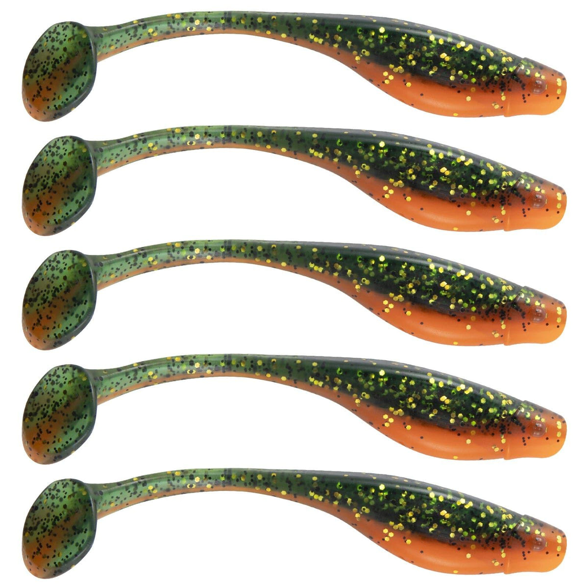 Dr.Fish 10pcs 8 Colors Flashing Glitter soft Baits 5.11'' 4oz - Dr.Fish Tackles