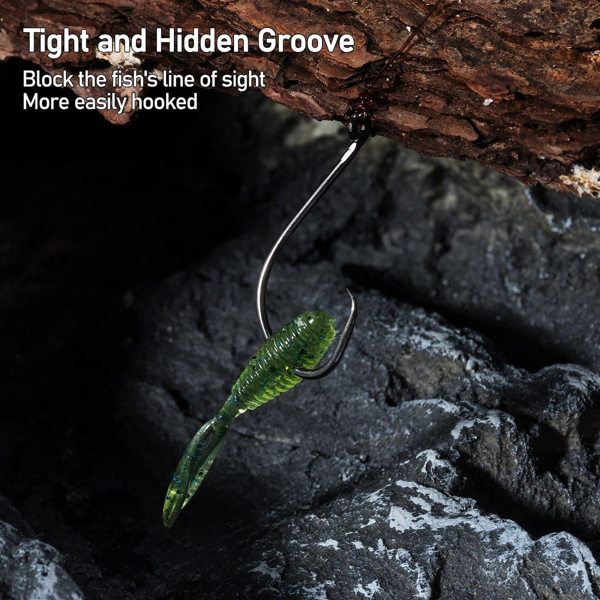 Dr.Fish 20 pcs Fork Tail Soft Baits 1.38'' - Dr.Fish Tackles