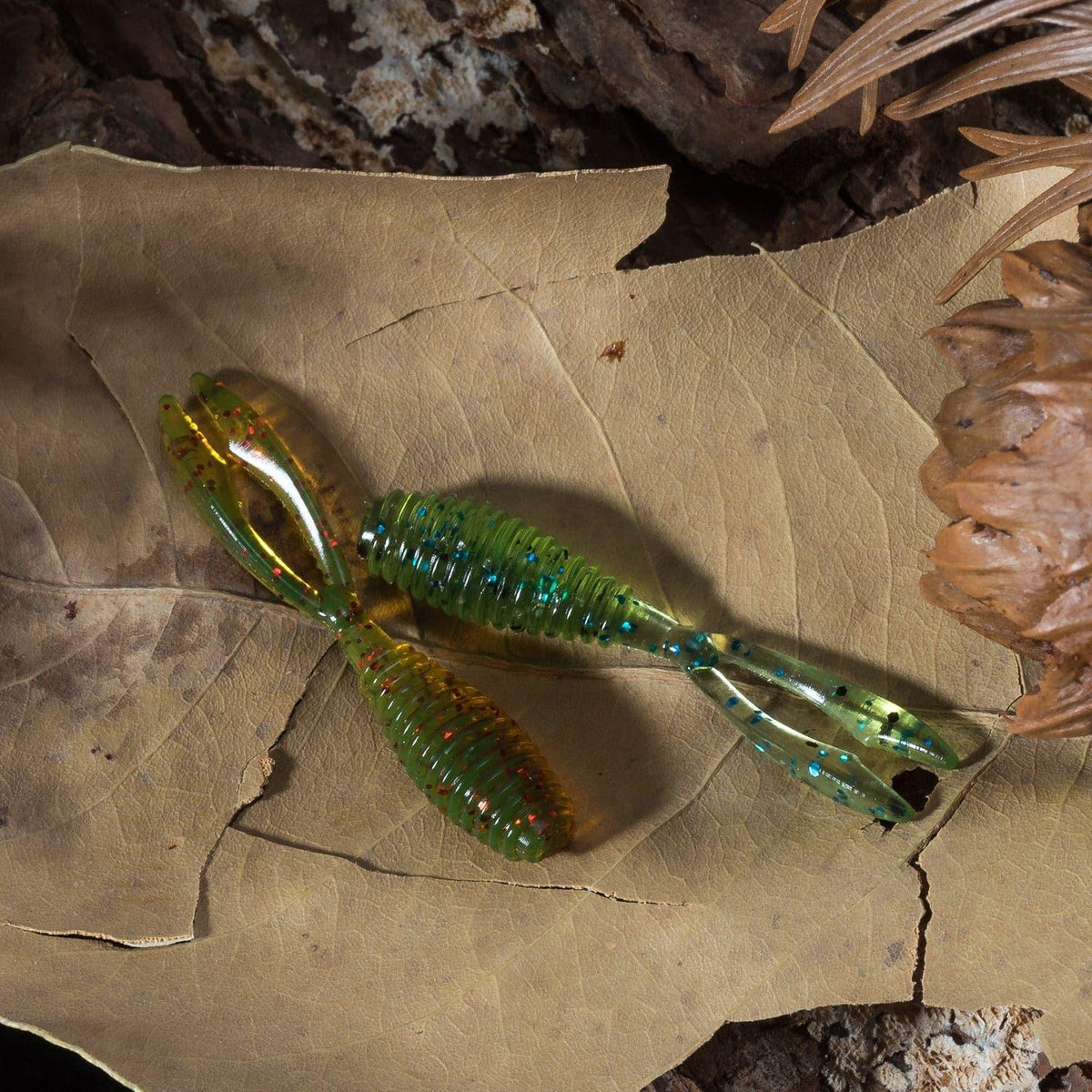 Dr.Fish 20 pcs Fork Tail Soft Baits 1.38'' - Dr.Fish Tackles