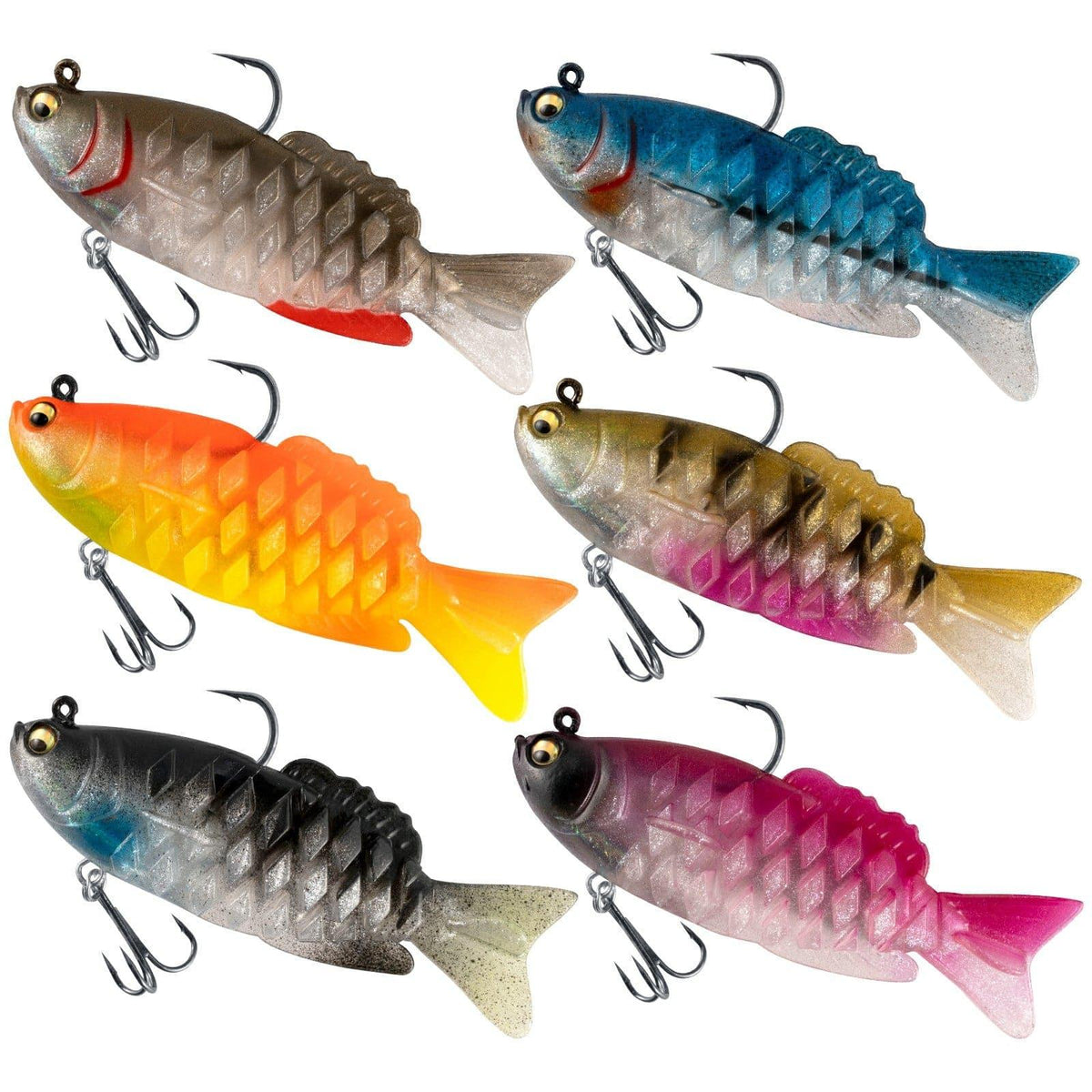 Dr.Fish 3pcs Walleye Pike Soft Swimbait  4‘â€?3/4oz - Dr.Fish Tackles