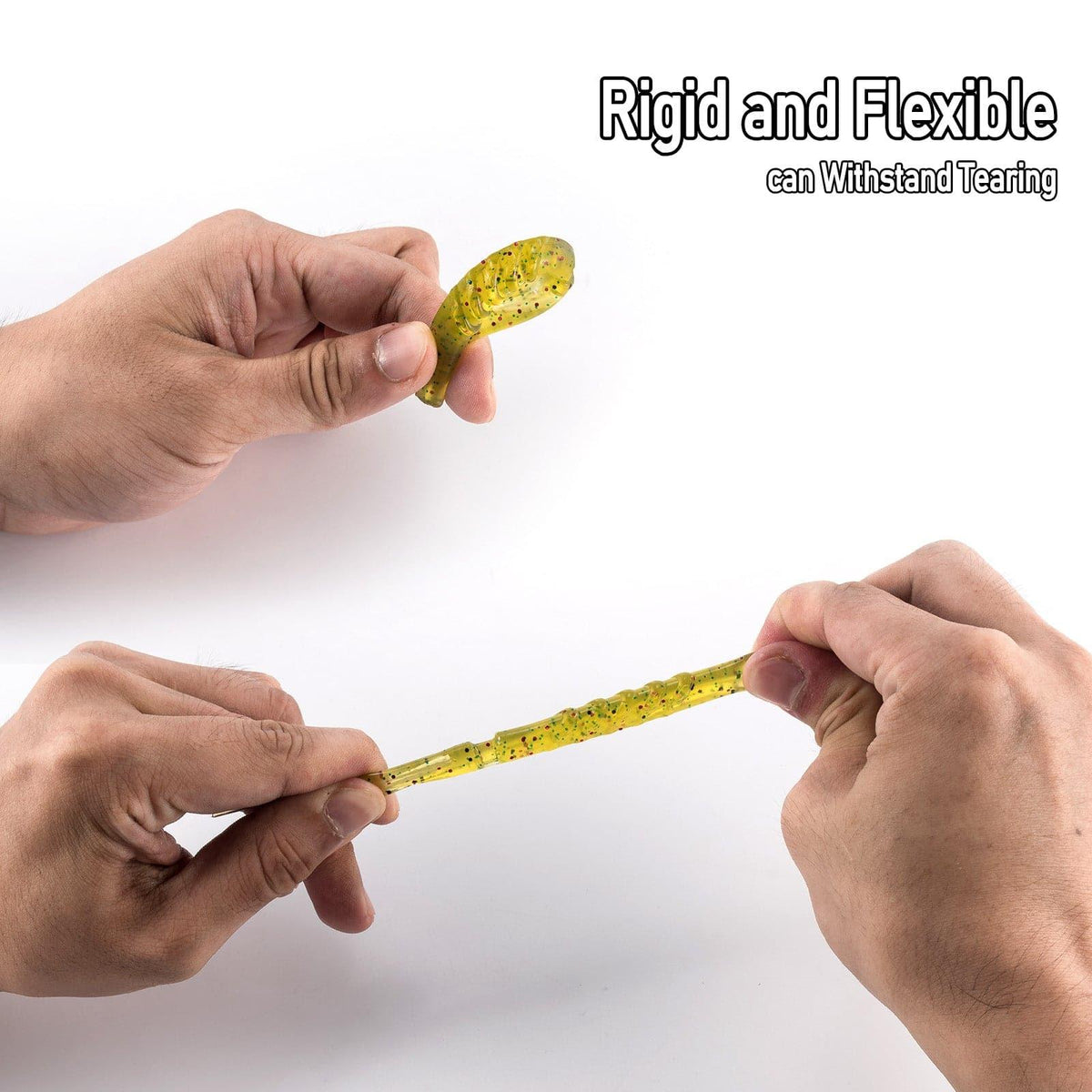 Dr.Fish 6pcs Worm Soft Plastic Baits 4.33'' 0.19oz - Dr.Fish Tackles