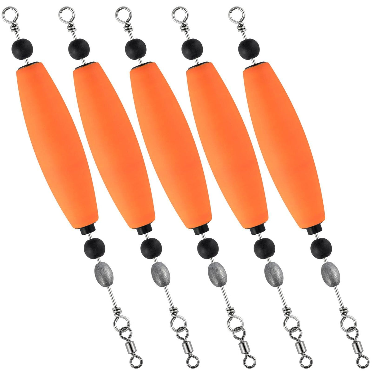 Dr.Fish 5pcs Catfish Float Rigs Fishing Bobbers Rattling 2.5“3” - Dr.Fish Tackles
