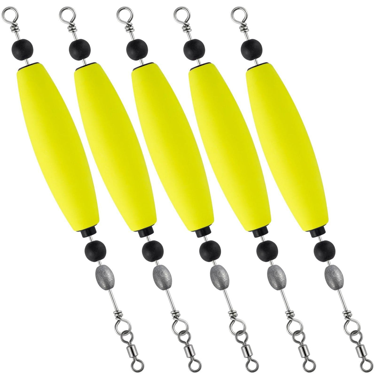 Dr.Fish 5pcs Catfish Float Rigs Fishing Bobbers Rattling 2.5“3” - Dr.Fish Tackles
