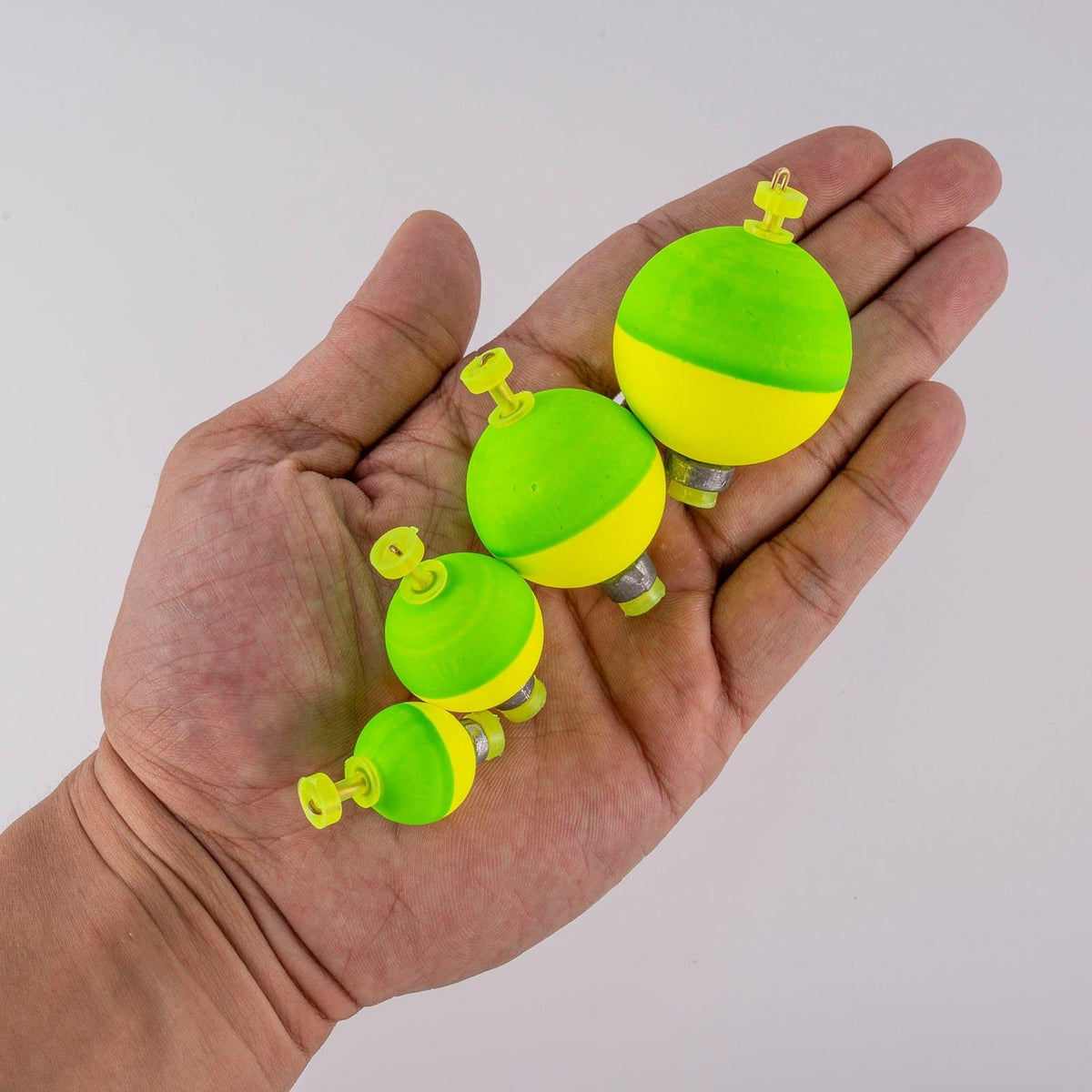 Dr.Fish 10pcs Fishing Weighted Bobbers Egg Floats 1/6-3/8oz - Dr.Fish Tackles