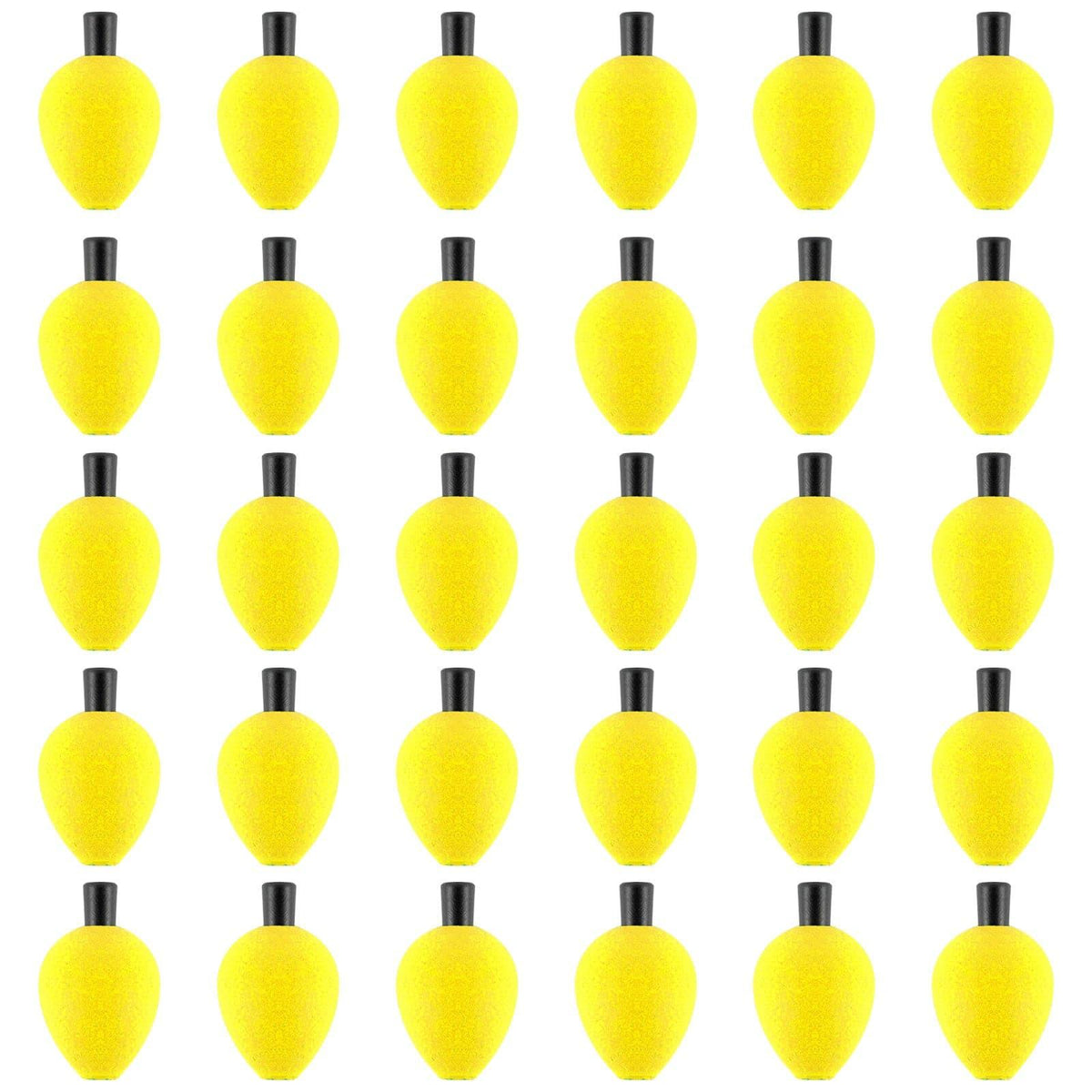 Dr.Fish 30pcs Foam Teardrop Fishing Bobbers 1.06'' - Dr.Fish Tackles