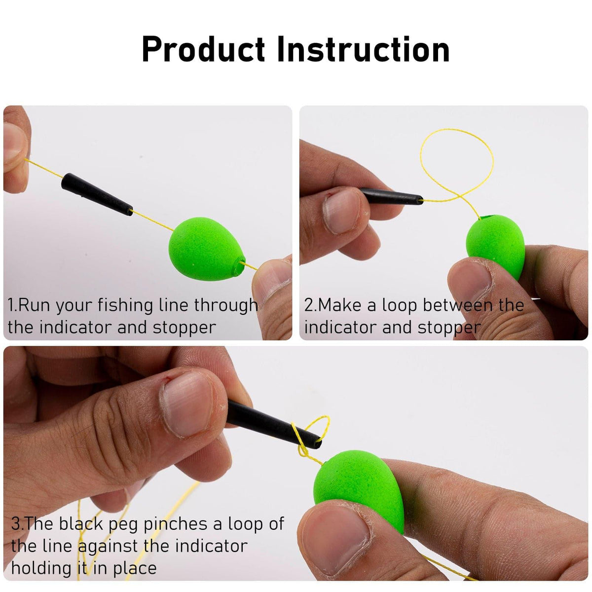 Dr.Fish 30pcs Foam Teardrop Fishing Bobbers 1.06'' - Dr.Fish Tackles