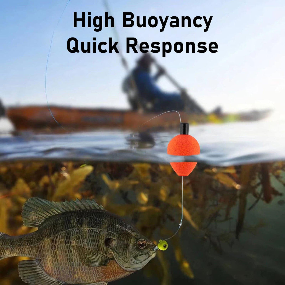 Dr.Fish 30pcs Foam Teardrop Fishing Bobbers 1.06'' - Dr.Fish Tackles