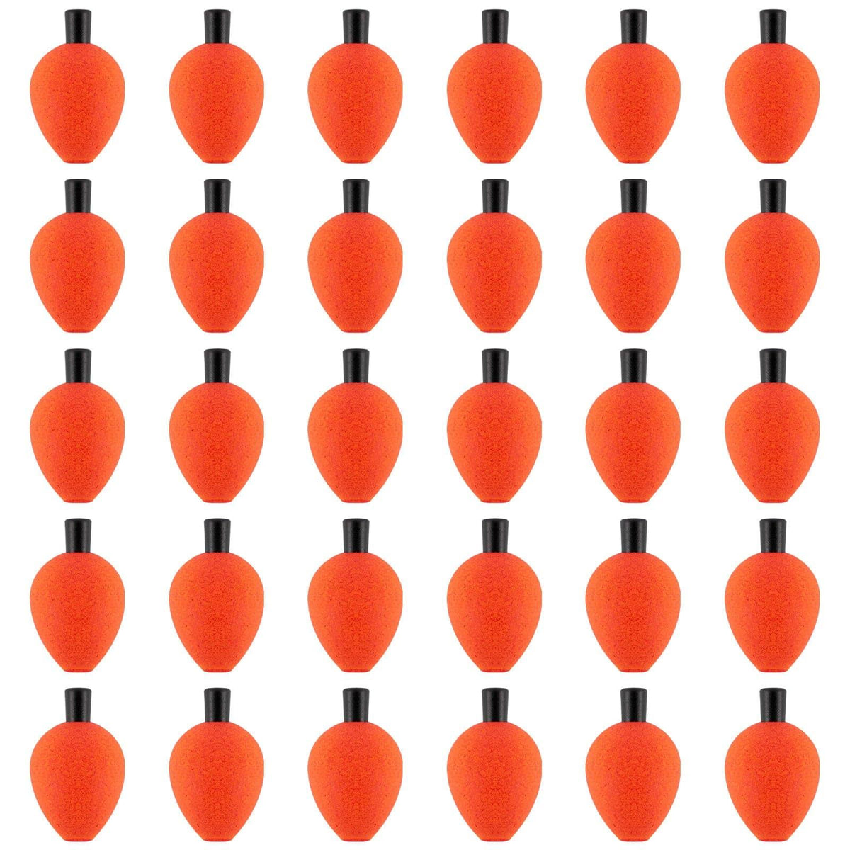 Dr.Fish 30pcs Foam Teardrop Fishing Bobbers 1.06'' - Dr.Fish Tackles