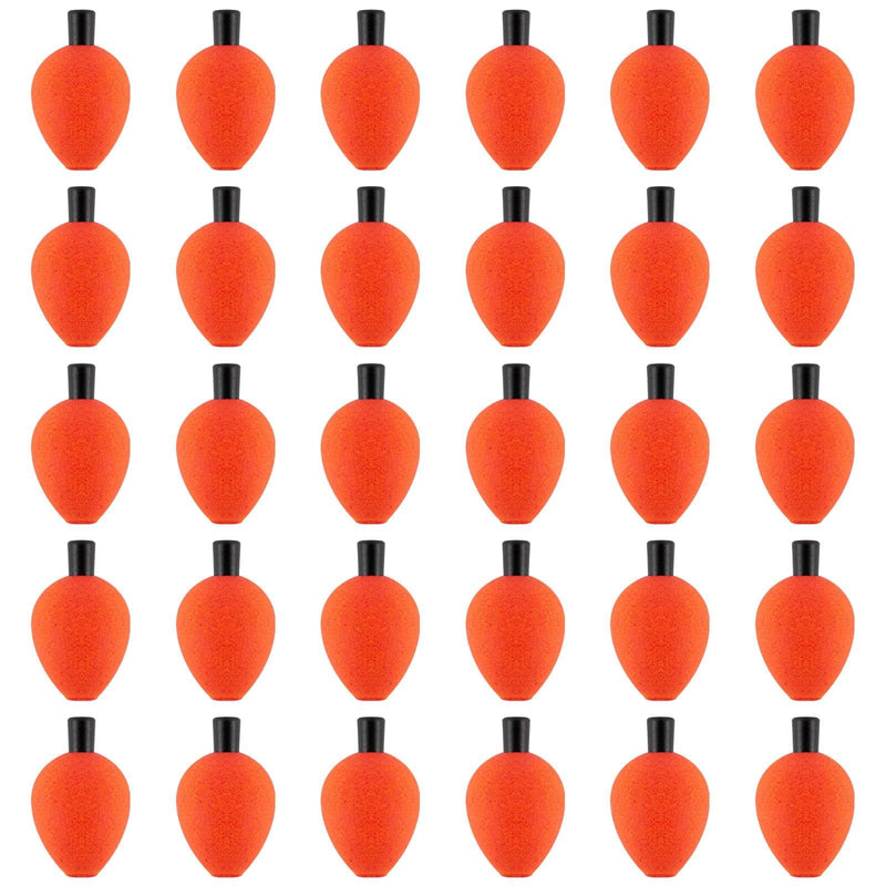 Dr.Fish 30pcs Foam Teardrop Fishing Bobbers 1.06'' - Dr.Fish Tackles