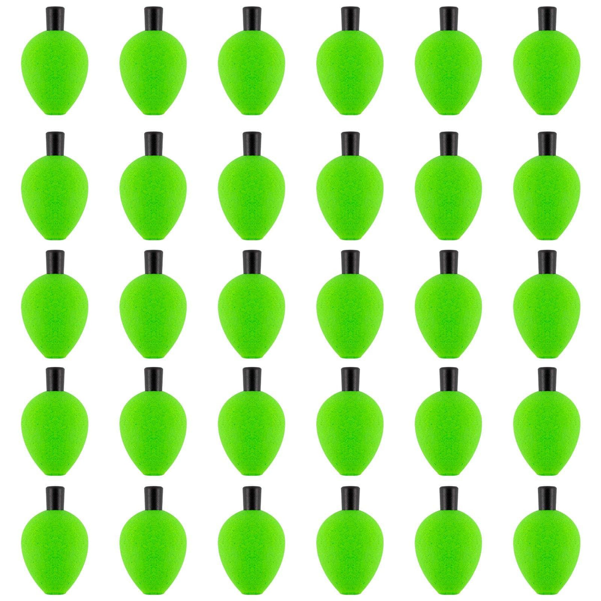 Dr.Fish 30pcs Foam Teardrop Fishing Bobbers 1.06'' - Dr.Fish Tackles