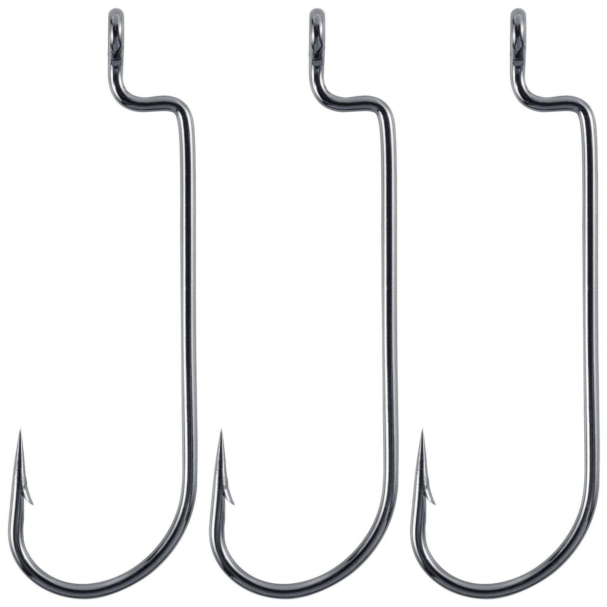 Dr.Fish 100pcs Offset Worm Hooks #1-#5/0 - Dr.Fish Tackles