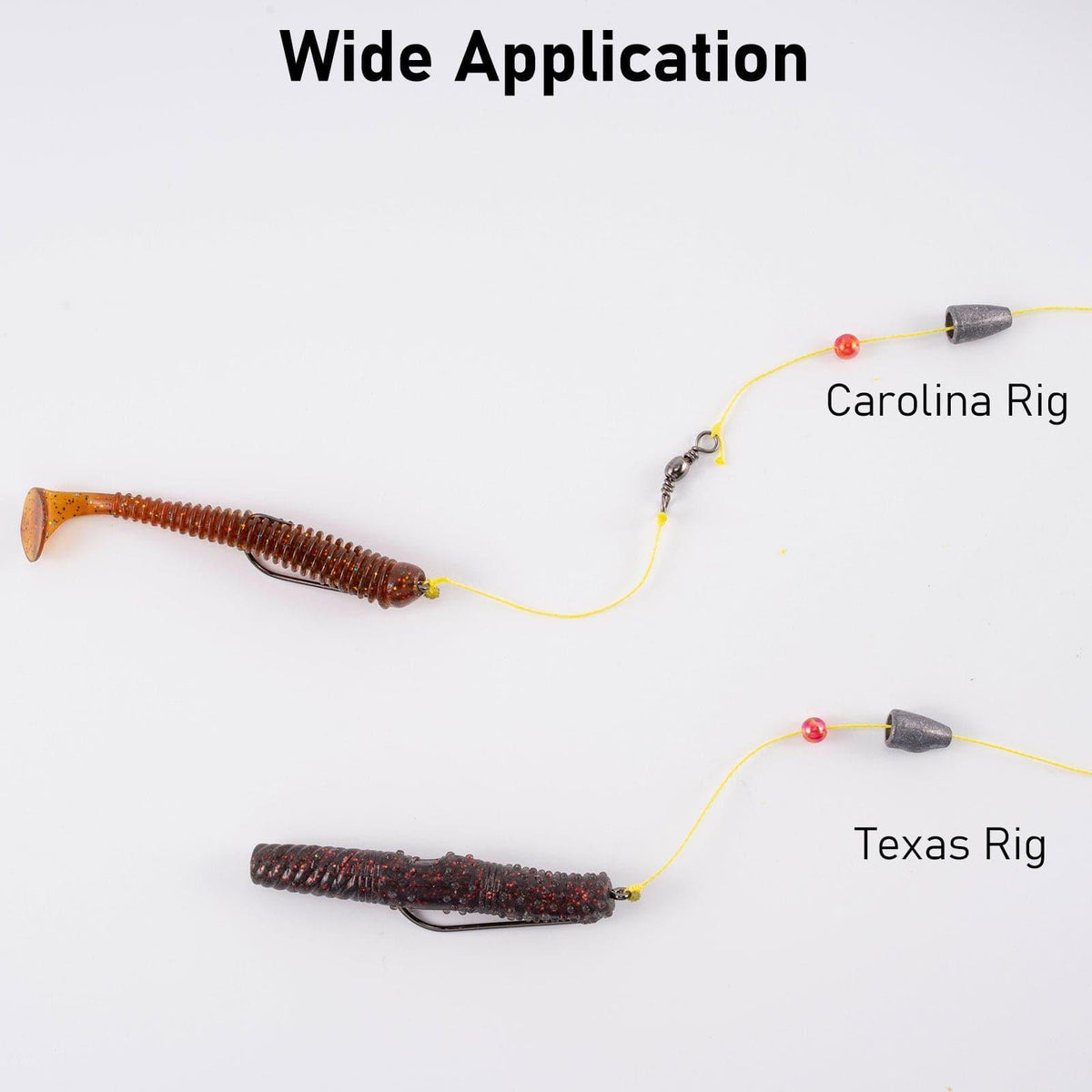 Dr.Fish 100pcs Offset Worm Hooks #1-#5/0 - Dr.Fish Tackles