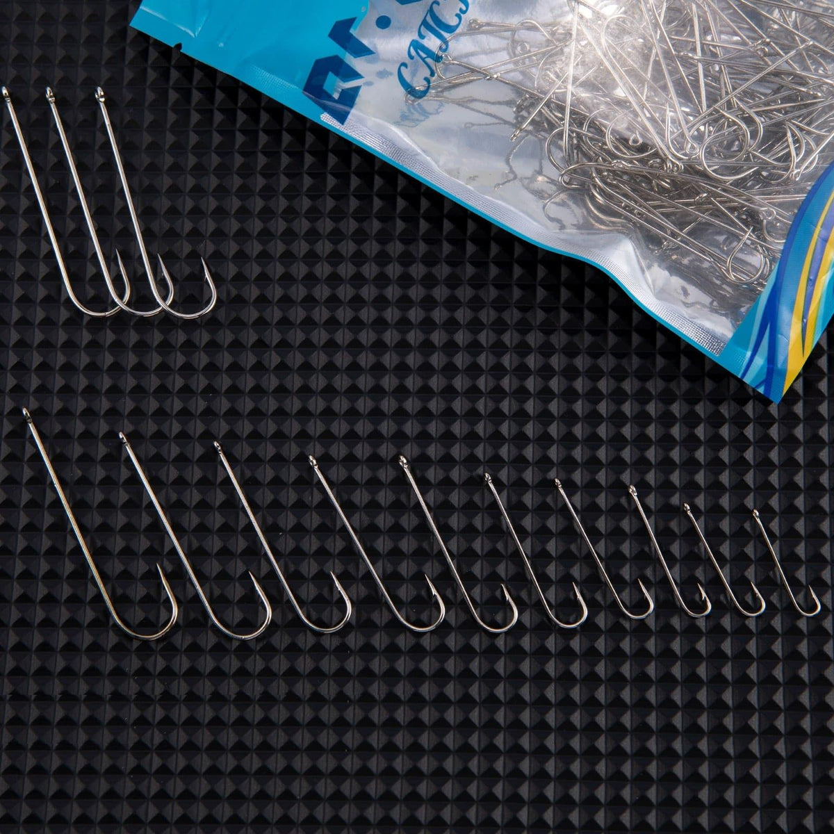 Dr.fish 100pcs Aberdeen Hooks  Offset Hooks #12-3/0 - Dr.Fish Tackles