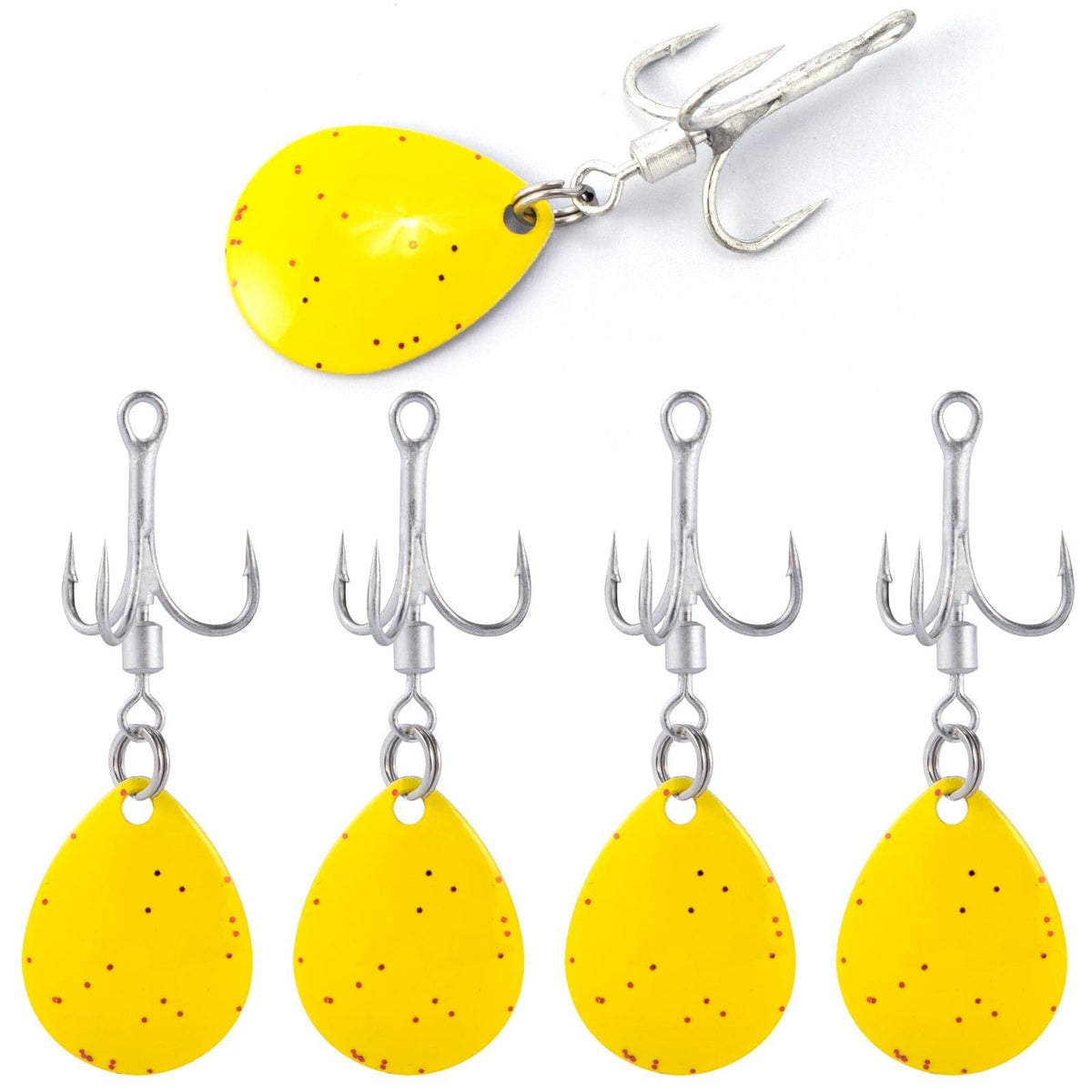 Dr.Fish10pcs Fishing Blade Spinner Hooks Fishing Lures - Dr.Fish Tackles