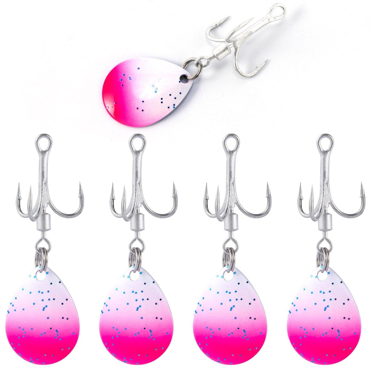 Dr.Fish10pcs Fishing Blade Spinner Hooks Fishing Lures - Dr.Fish Tackles