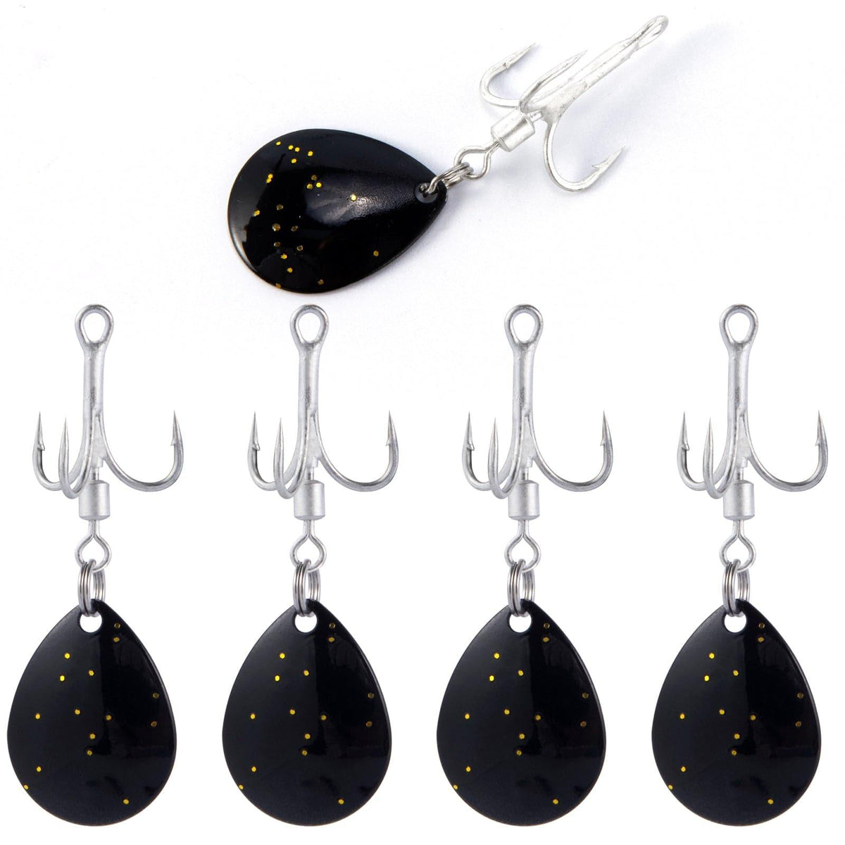 Dr.Fish10pcs Fishing Blade Spinner Hooks Fishing Lures - Dr.Fish Tackles