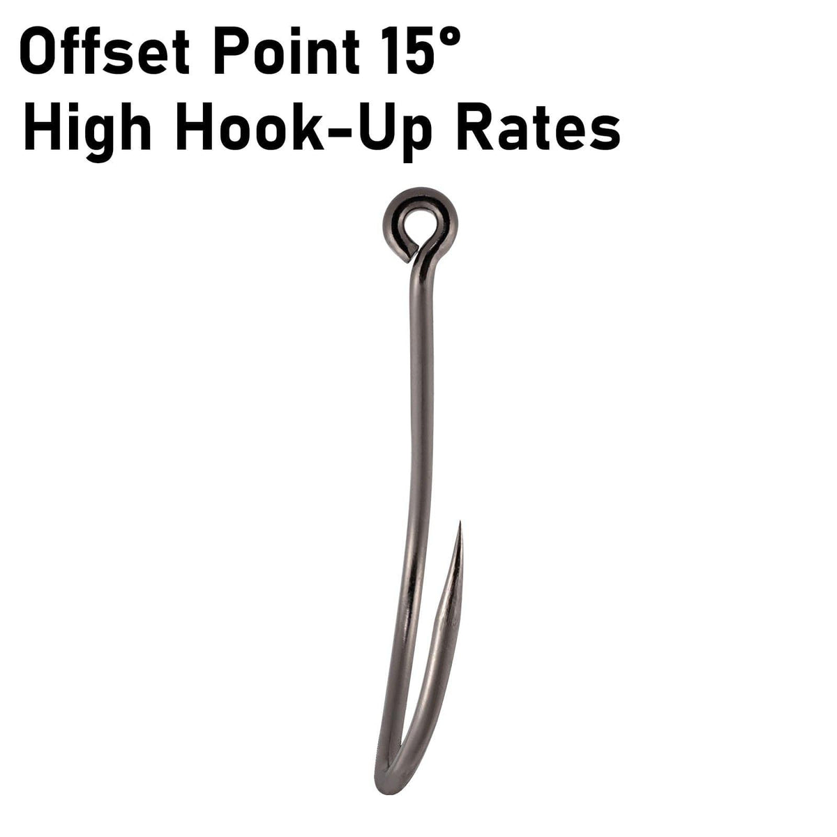 Dr.Fish 50pcs Octopus Beak Offset Hooks 8/0#-8# - Dr.Fish Tackles