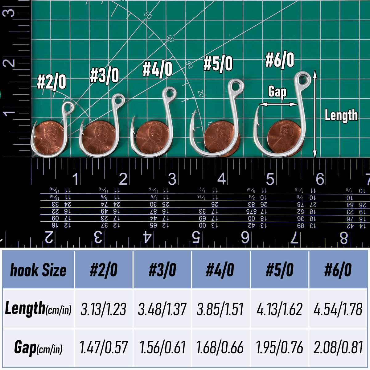 Dr.Fish 10-Pack Inline Single Hook Welded Eye
