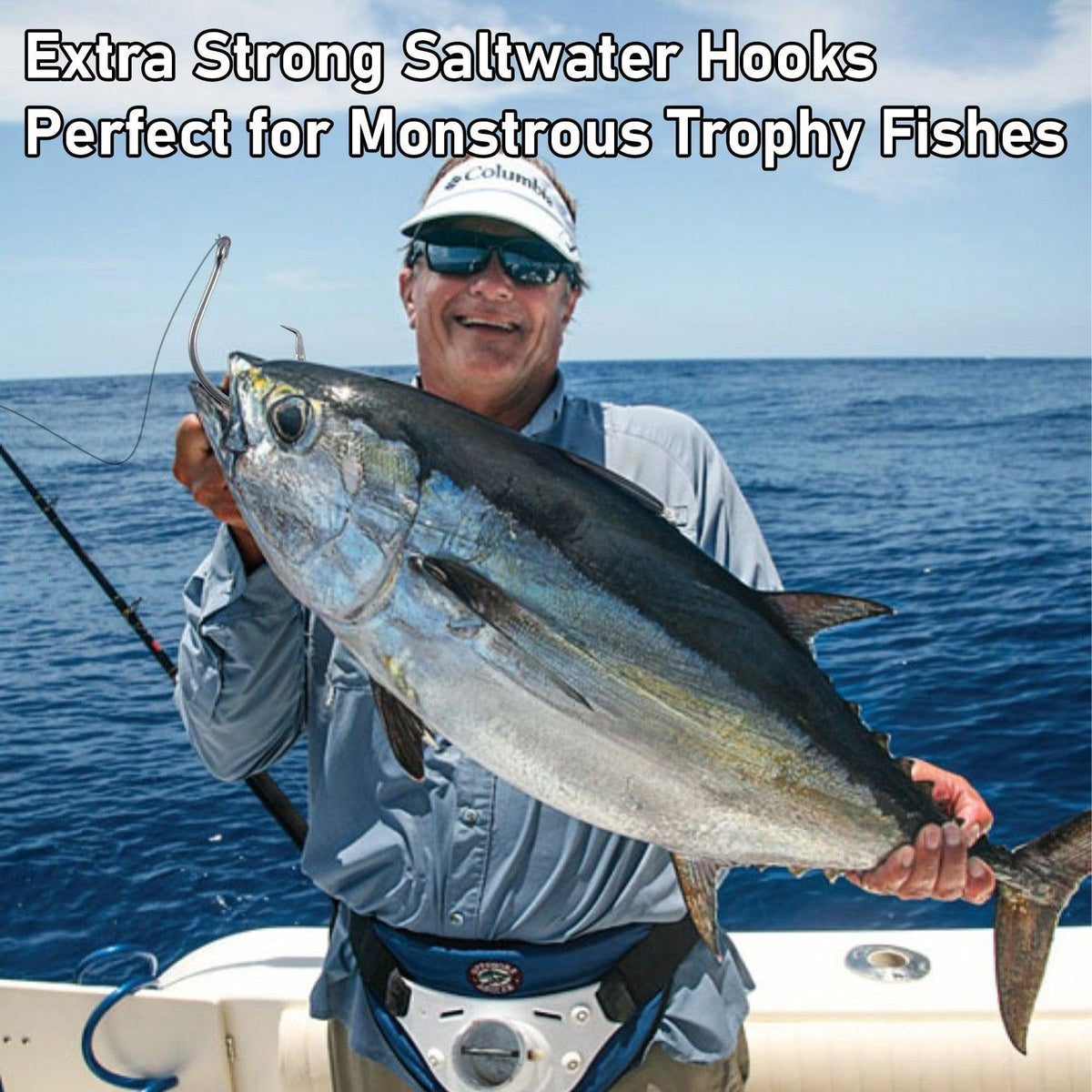 Dr.Fish Heavy Duty In-Line Hook 6/0-28/0 - Dr.Fish Tackles