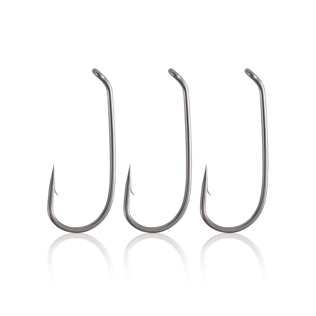 Dr.Fish 100pcs Barbed Dry Fly Fishing Hooks 22#-10# - Dr.Fish Tackles