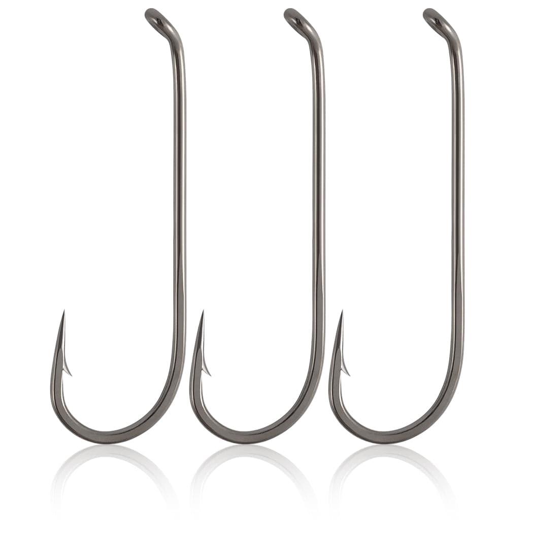 Dr.Fish 100pcs Long Shank Fishing Hooks 14#-4# - Dr.Fish Tackles