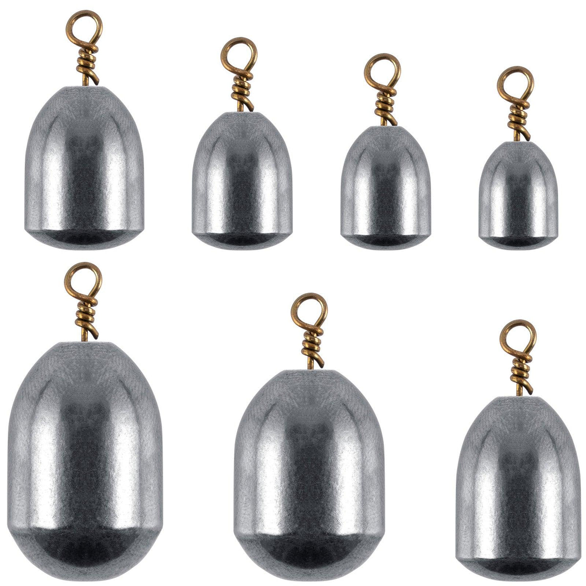 Dr.Fish 10/20pcs Bulk Iron Fishing Weight 3.5g-28g - Dr.Fish Tackles