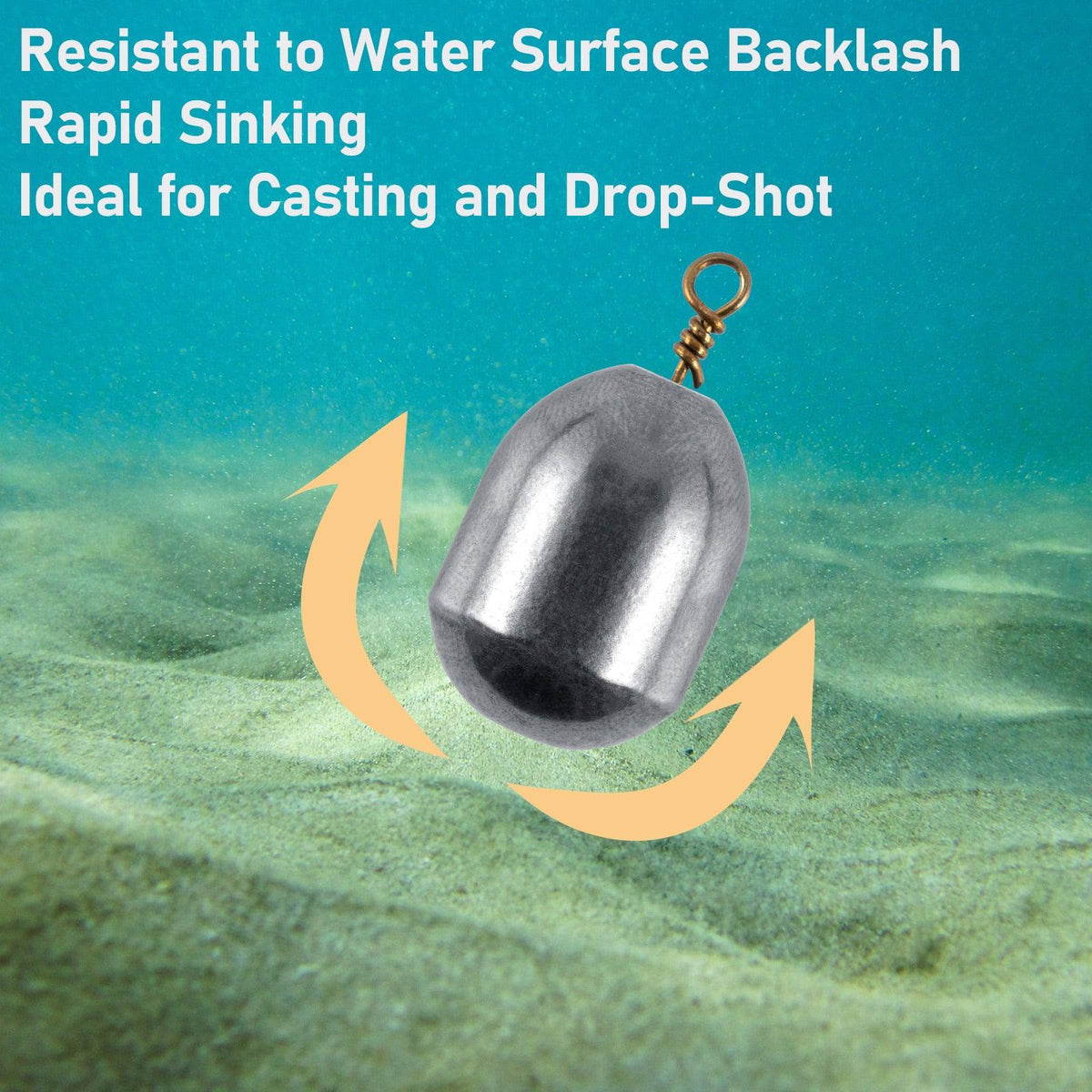 Dr.Fish 10/20pcs Bulk Iron Fishing Weight 3.5g-28g - Dr.Fish Tackles