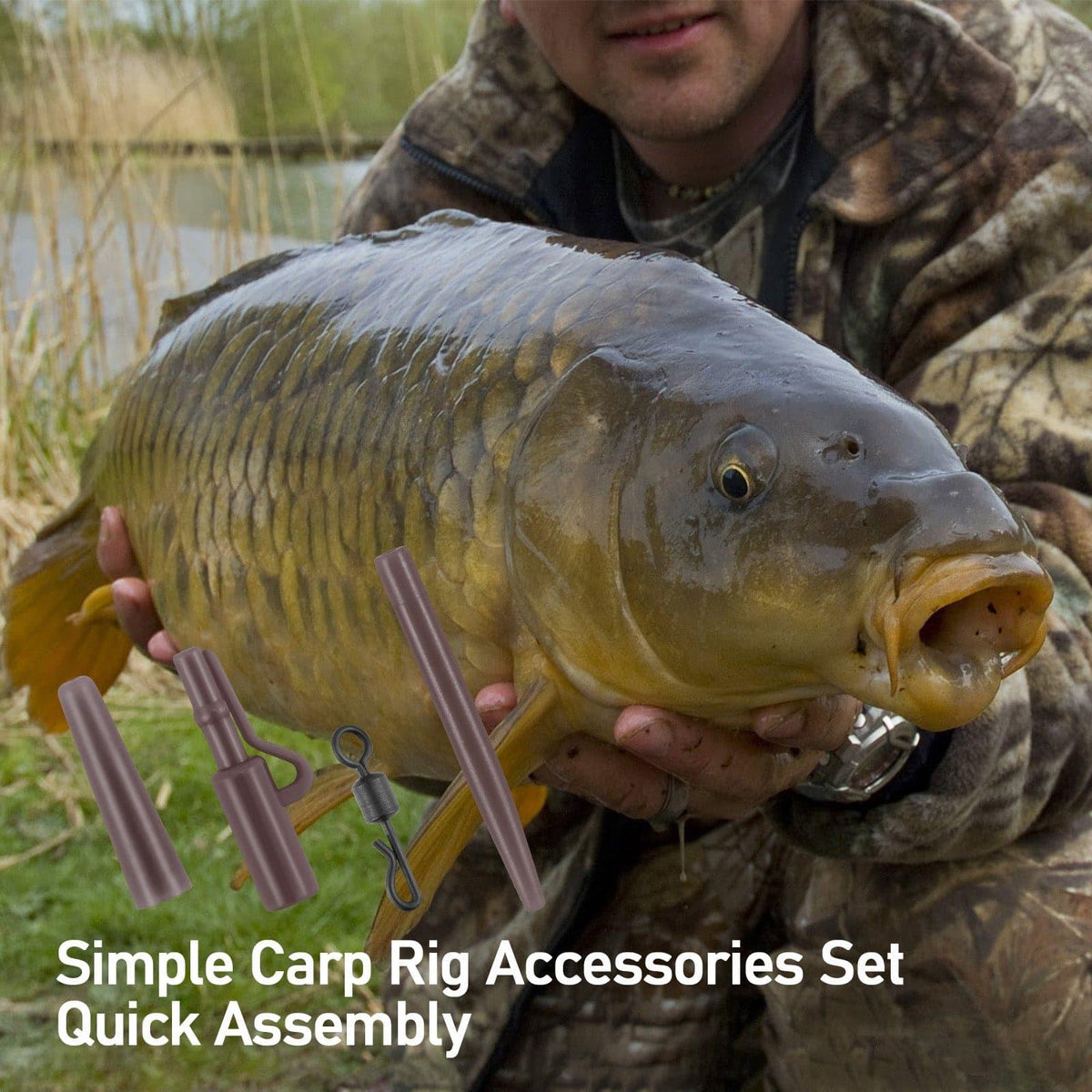 Dr.Fish 40pcs Carp Fishing Rigs Making Kit - Dr.Fish Tackles