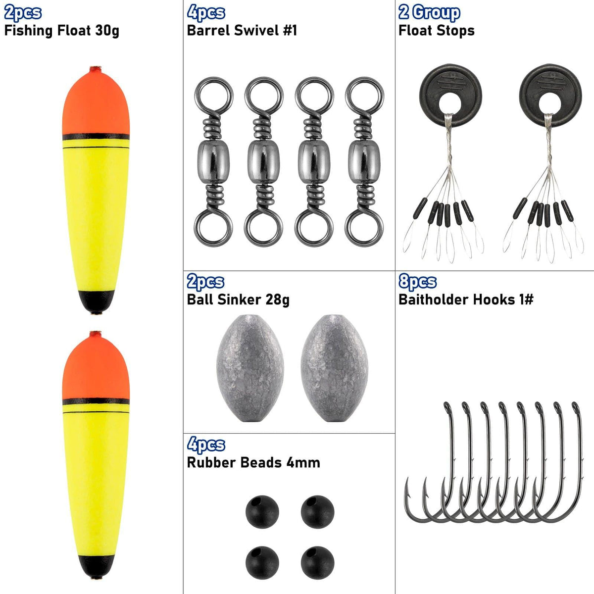 Dr.Fish 30g Mackerel Fishing Float Set - Dr.Fish Tackles