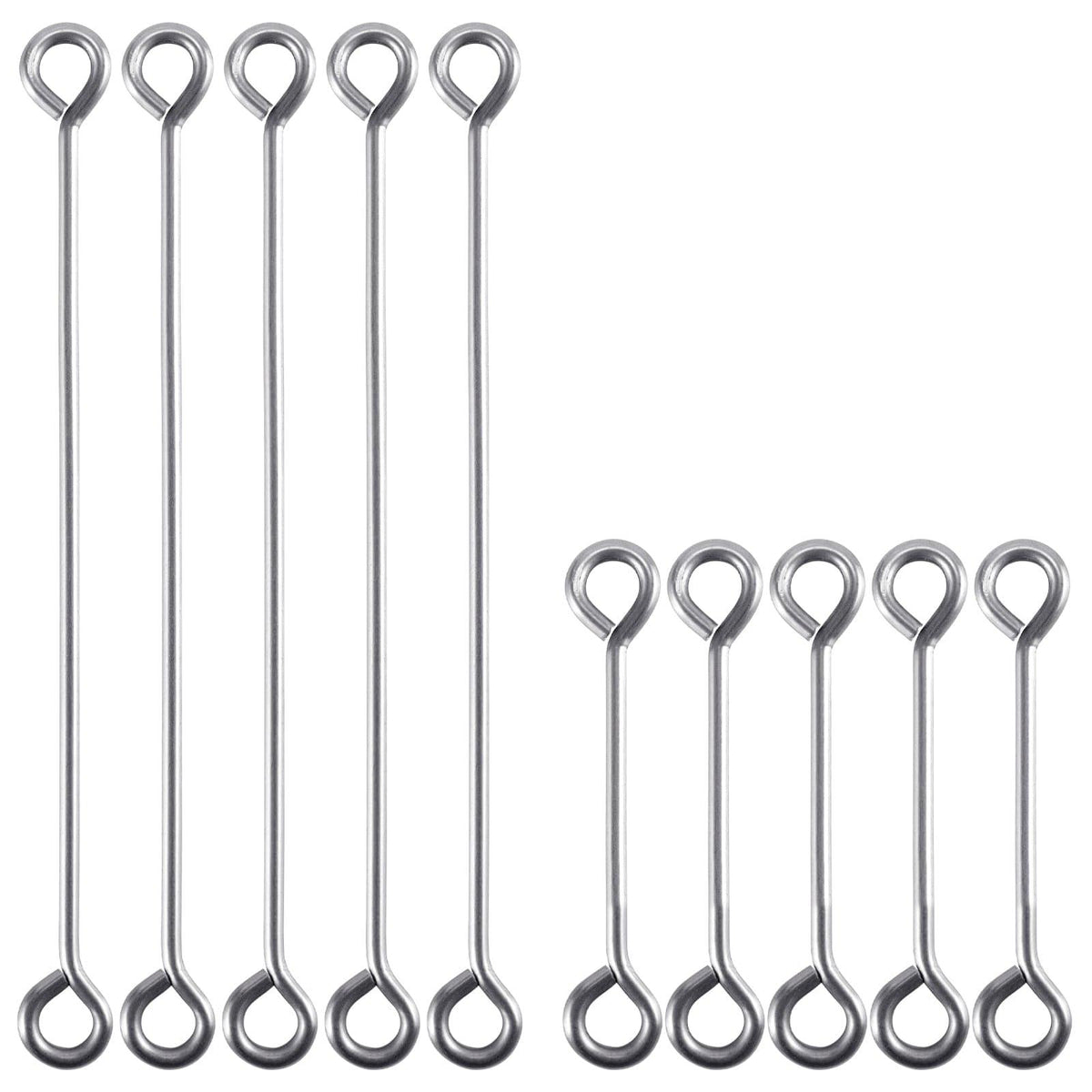 Dr.Fish 20/30/100 pcs Longtail Lead Loop Wires   2''  4'' - Dr.Fish Tackles