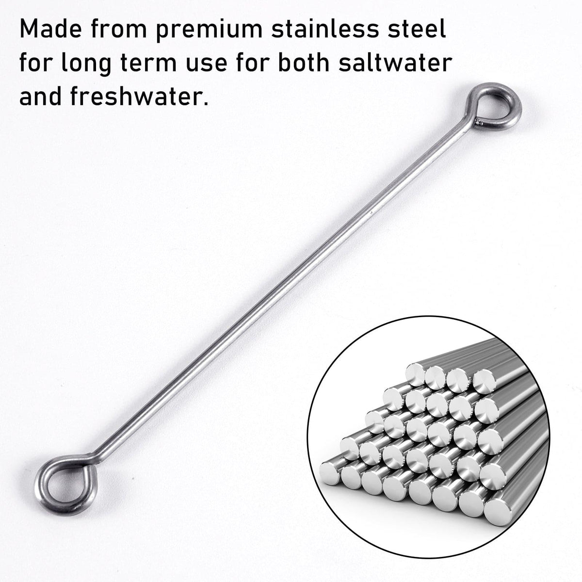 Dr.Fish 20/30/100 pcs Longtail Lead Loop Wires   2''  4'' - Dr.Fish Tackles