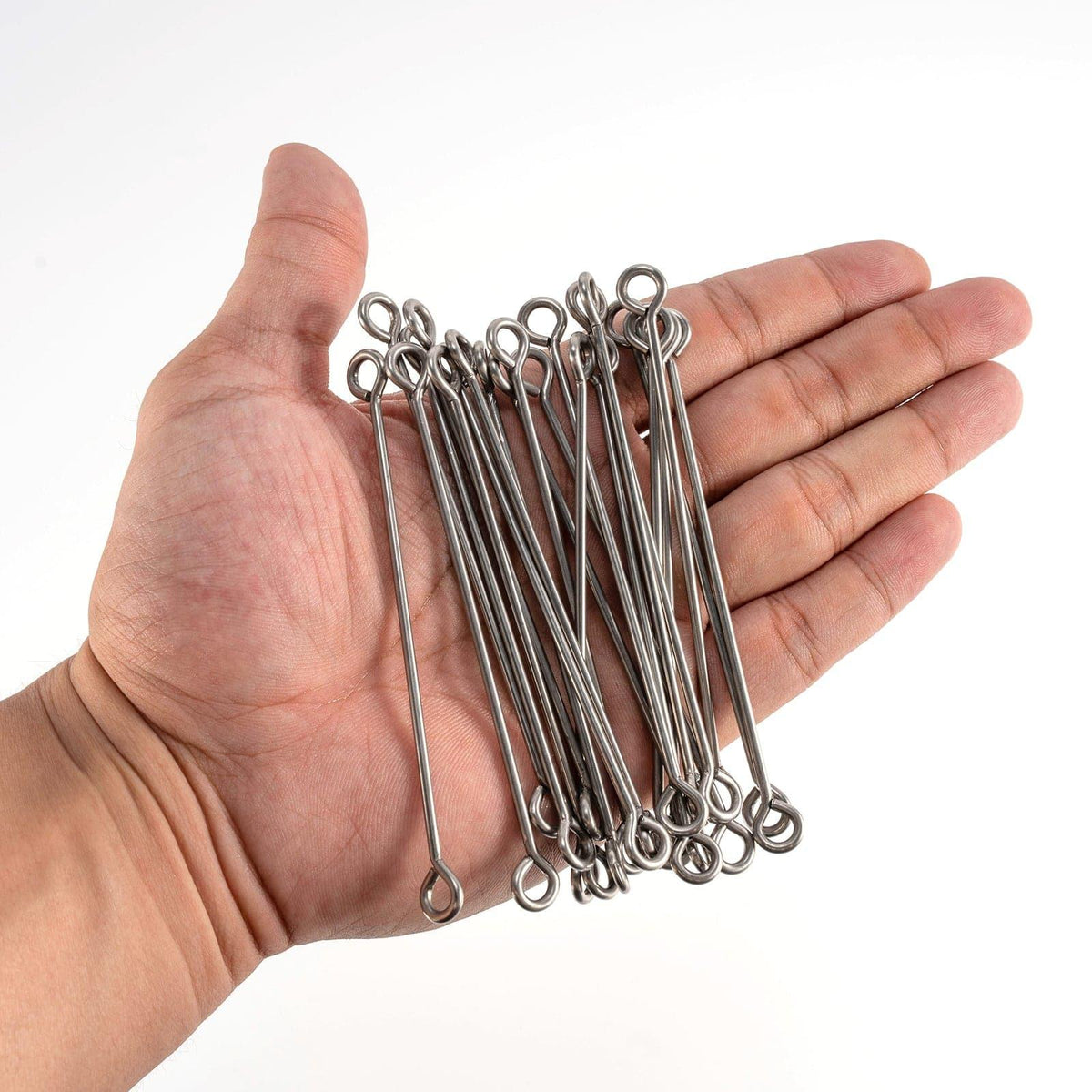 Dr.Fish 20/30/100 pcs Longtail Lead Loop Wires   2''  4'' - Dr.Fish Tackles