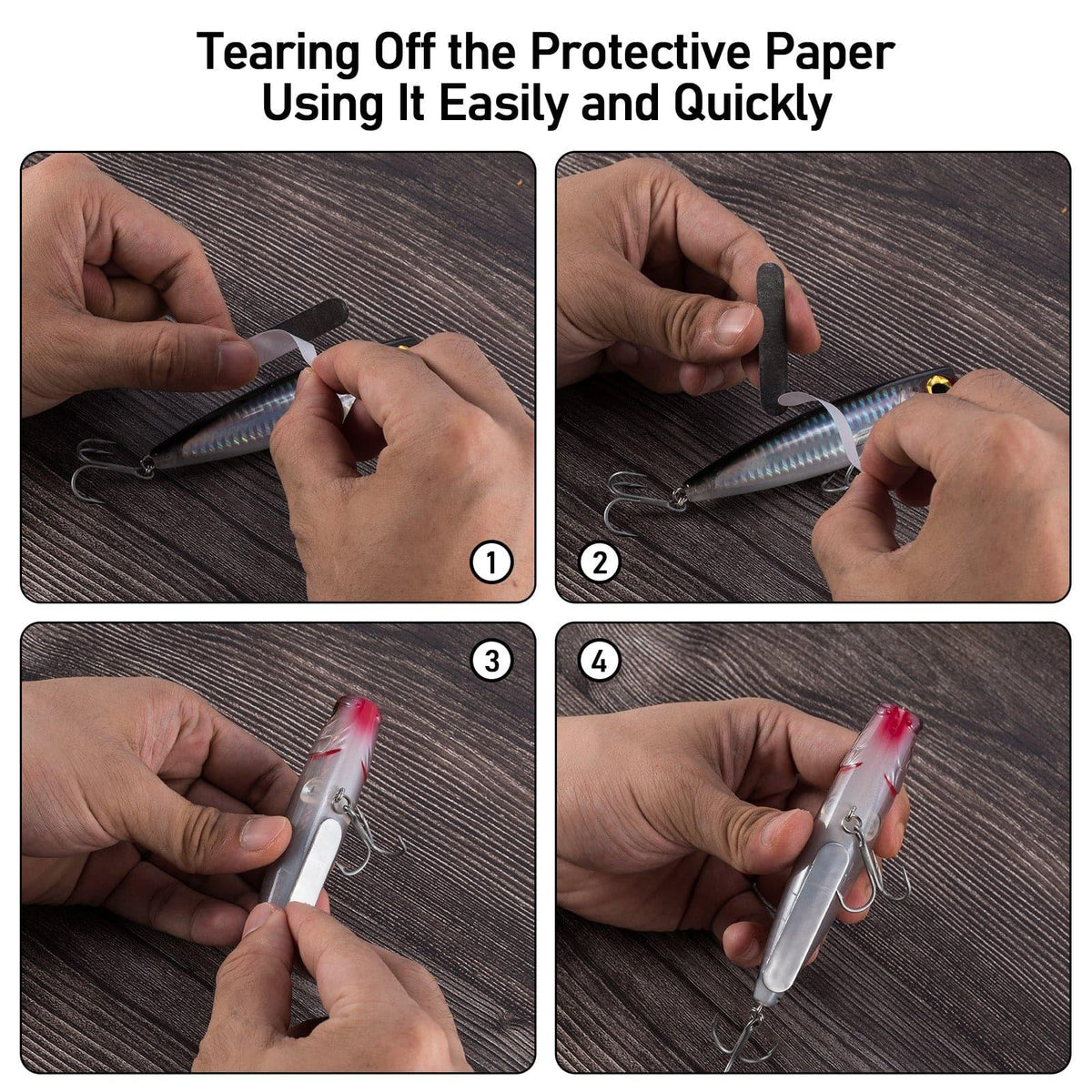 Dr.Fish Fishing Lure Adhesive Weight Strips Tape - Dr.Fish Tackles