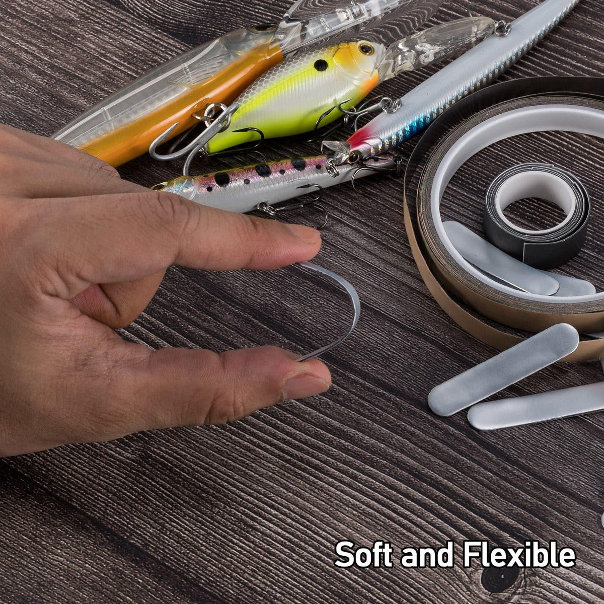 Dr.Fish Fishing Lure Adhesive Weight Strips Tape - Dr.Fish Tackles