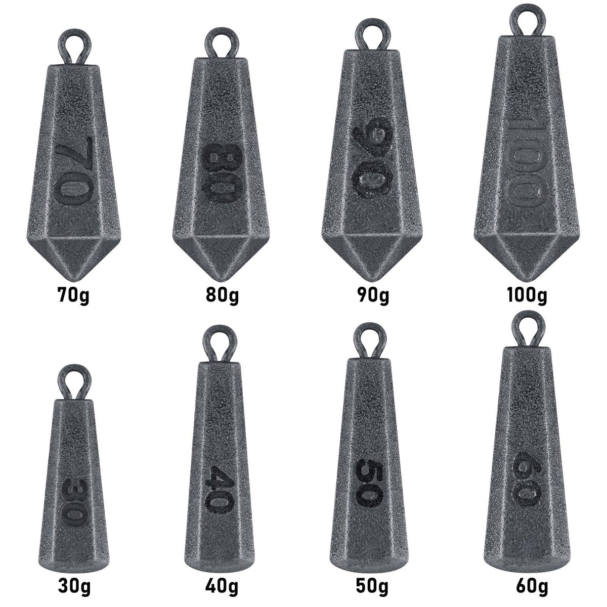 Dr.FishTapered Steel Fishing Weight 30g-100g - Dr.Fish Tackles
