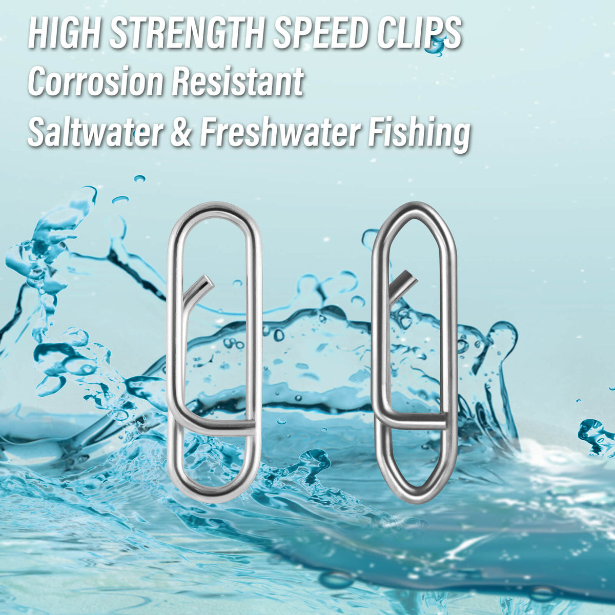 Dr.Fish 200pcs Power Speed Clips Kit 25-125lb