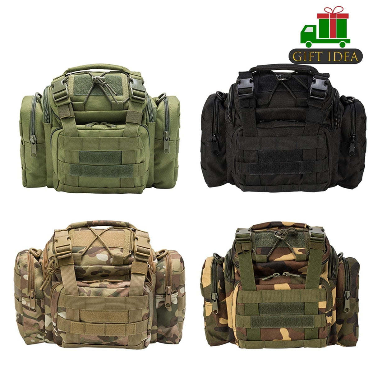 Dr.Fish Medium Fishing Tackle Bag 4 Colors - Dr.Fish Tackles