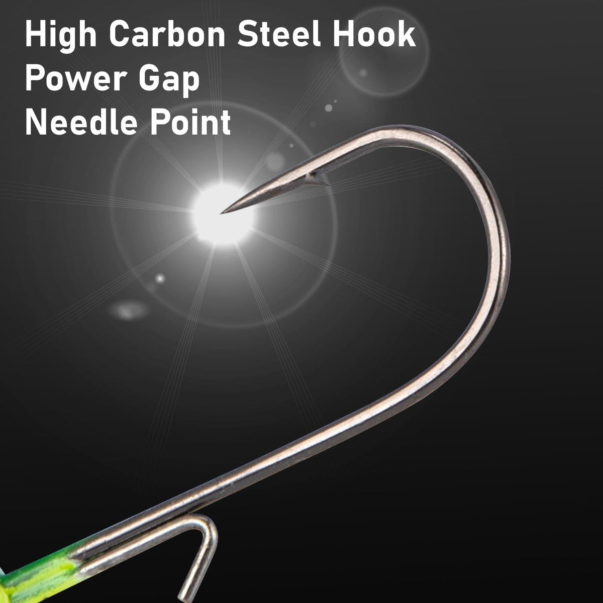 Dr.Fish 10pcs 3D Round Eye Jig Heads 1/16oz-3/8oz - Dr.Fish Tackles