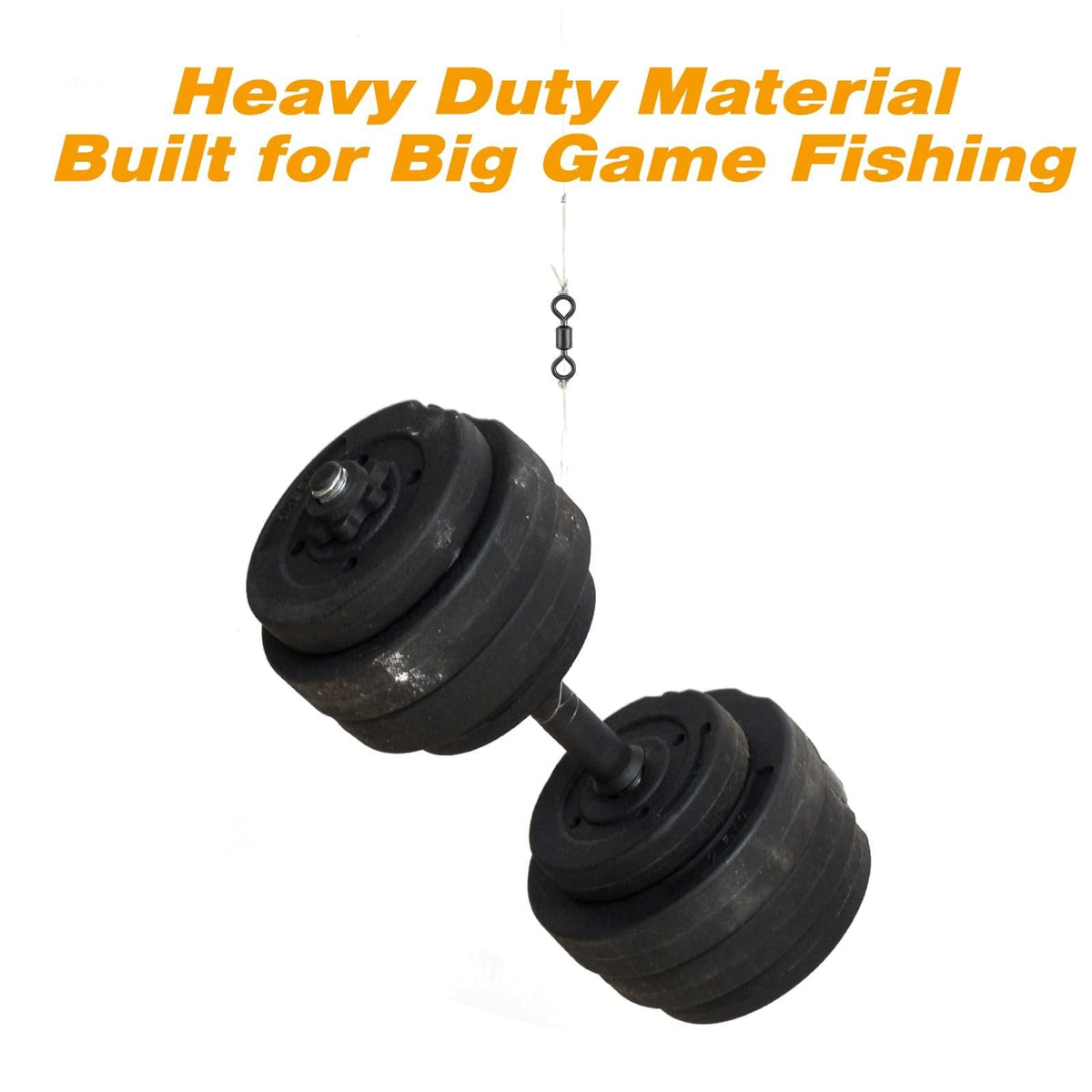 Dr.Fish 20-50pcs Black Rolling Swivels 20-1323lb - Dr.Fish Tackles