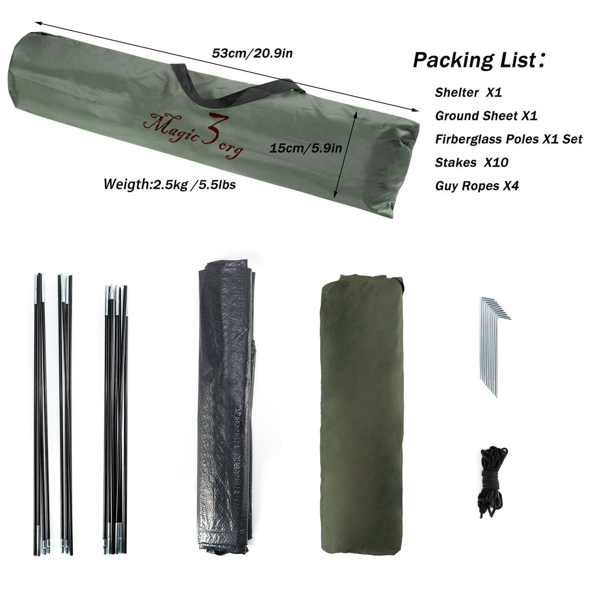 Dr.Fish Fishing Bivvy Tent 1-2 Man - Dr.Fish Tackles