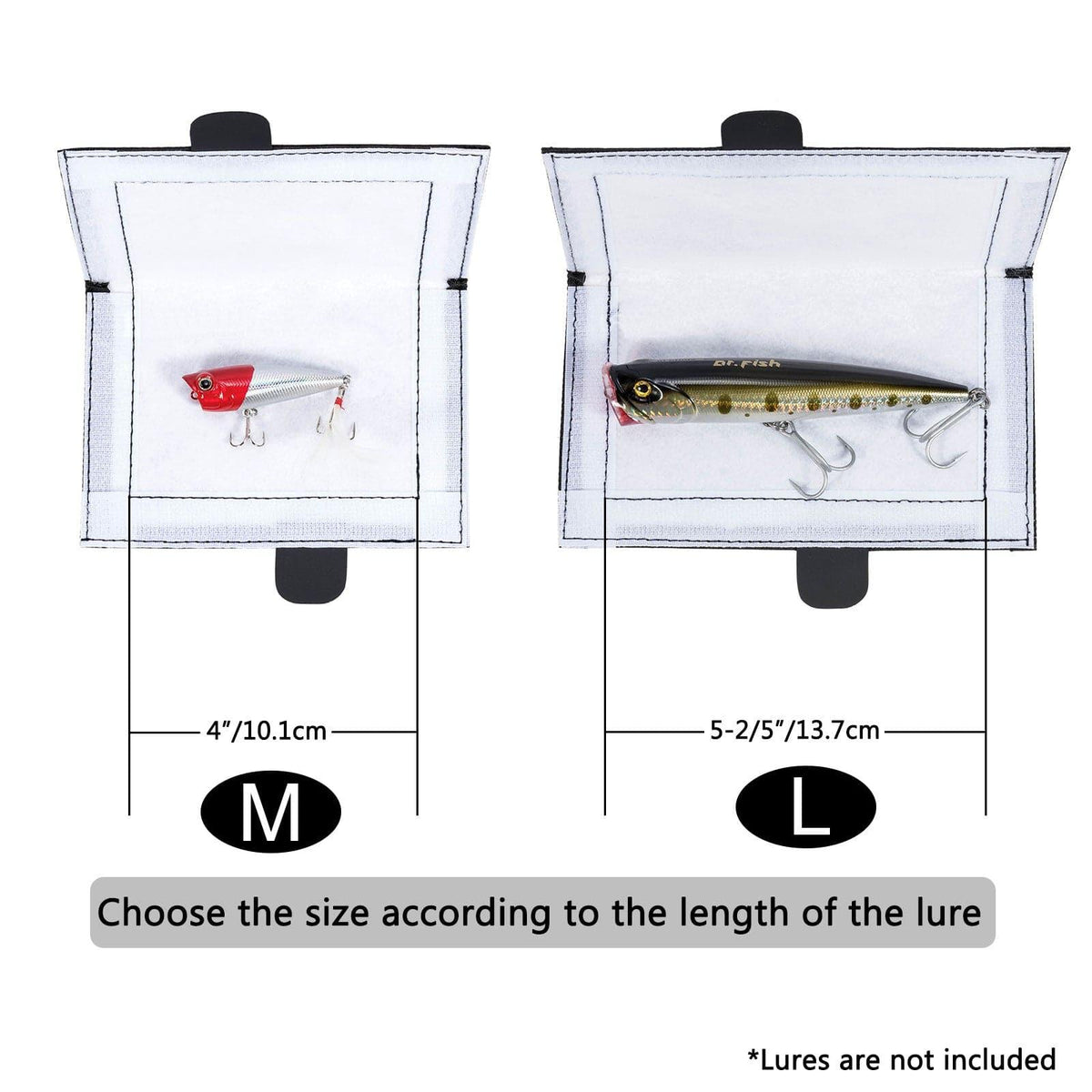 Dr.Fish 3pcs Lure Cover Size M/L - Dr.Fish Tackles