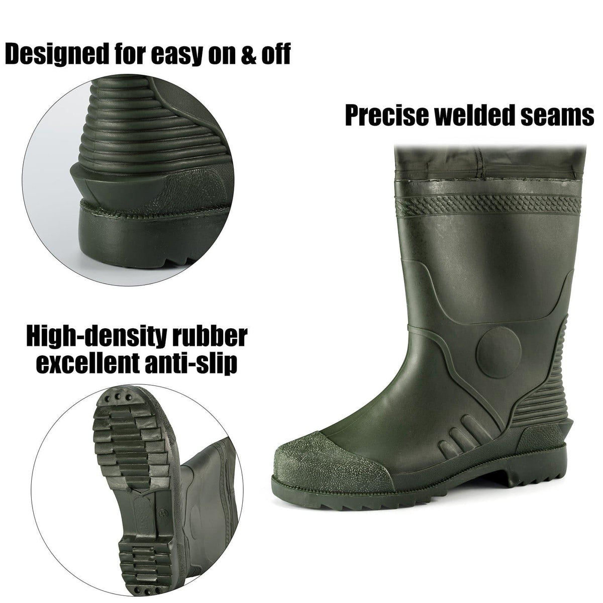 Dr.Fish PVC Chest Fishing Wader - Dr.Fish Tackles