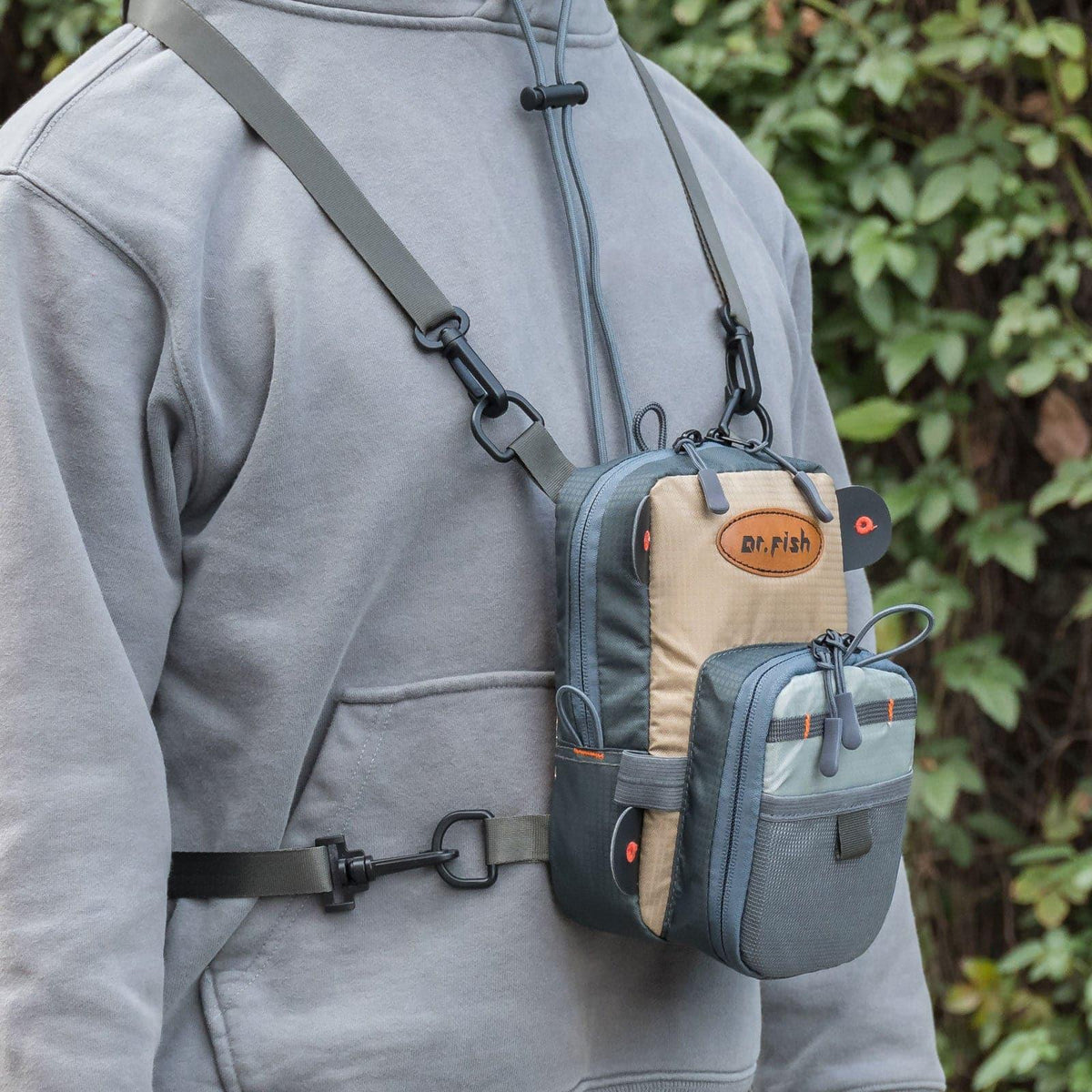 Dr.Fish Fly Fishing Chest Bag Crossbody - Dr.Fish Tackles