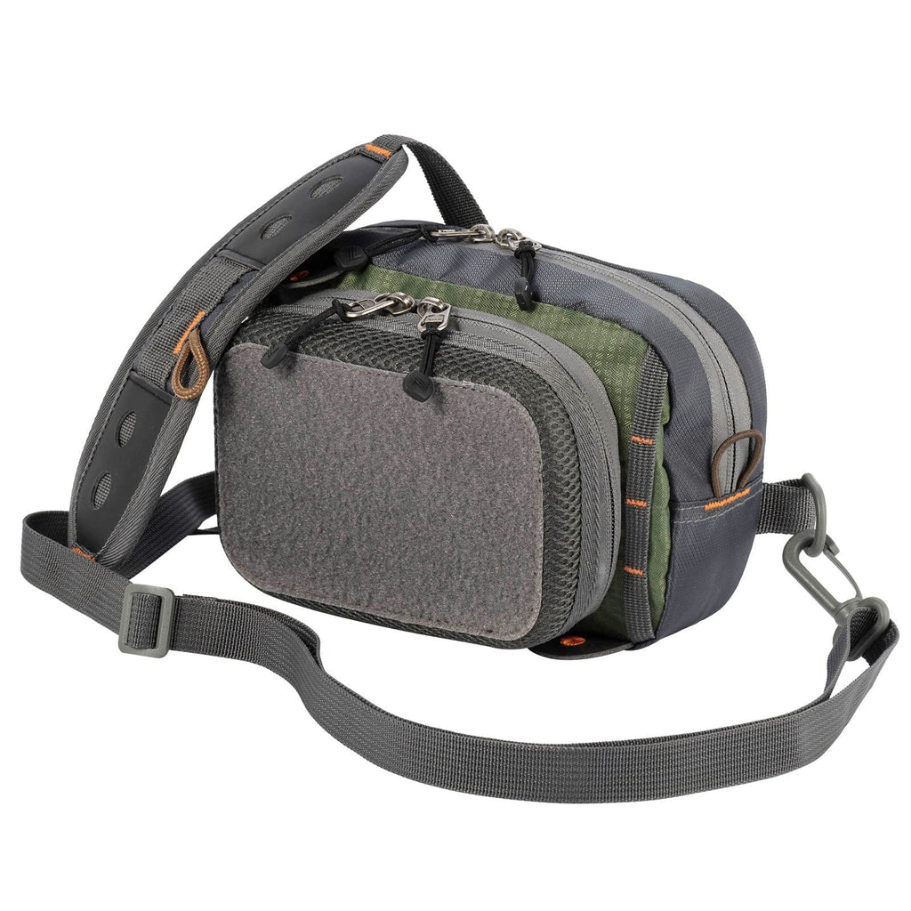 Fly Fishing Chest Bag Pack Nylon Lightweight Waterproof - Dr.Fish