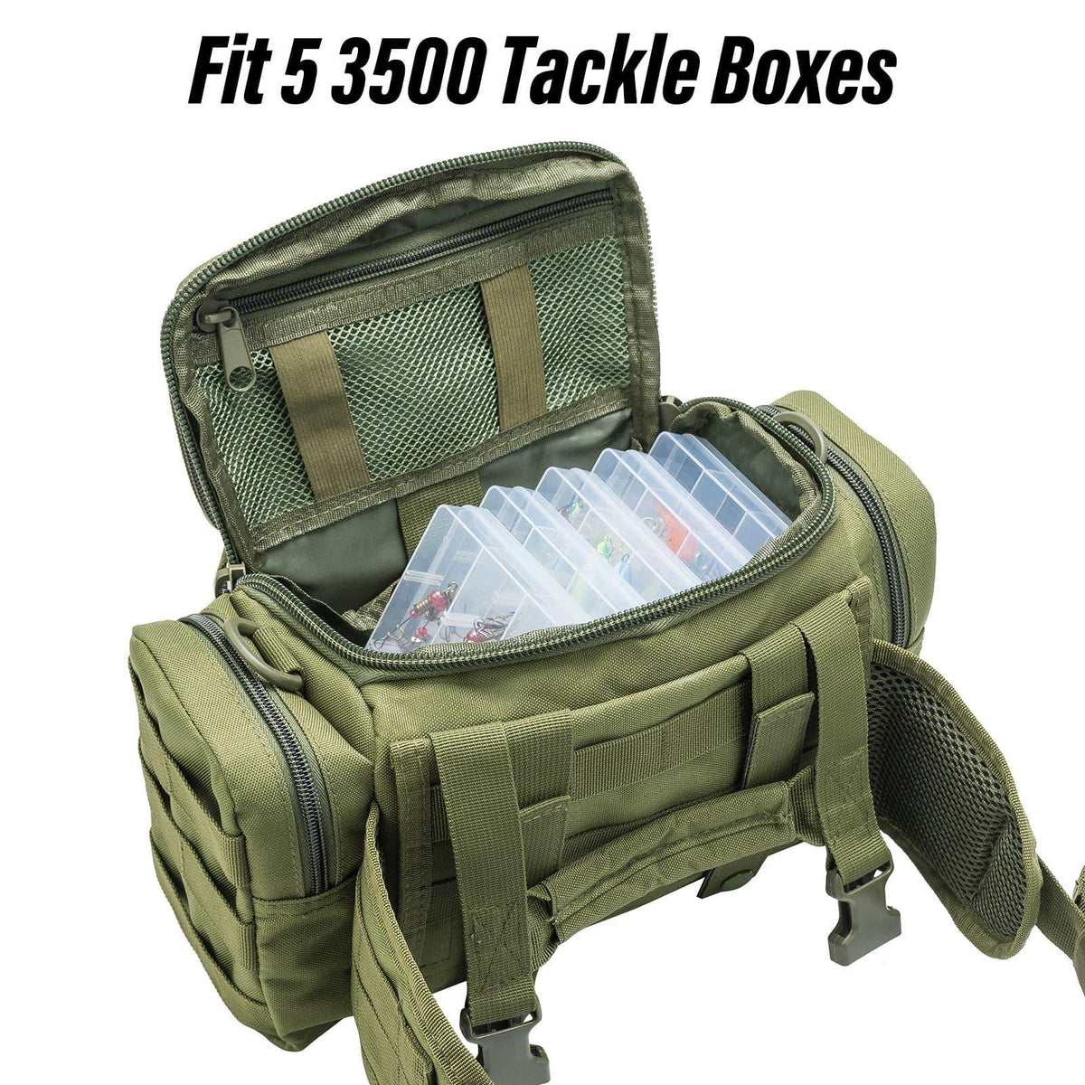 Dr.Fish Medium Fishing Tackle Bag 4 Colors - Dr.Fish Tackles