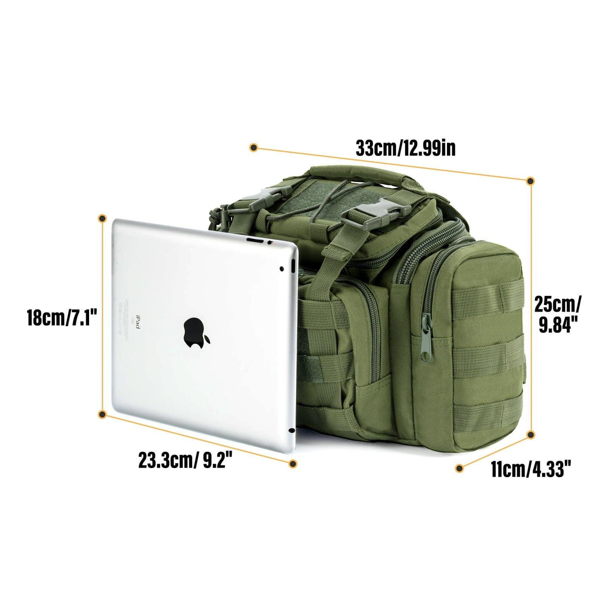 Dr.Fish Medium Fishing Tackle Bag 4 Colors - Dr.Fish Tackles
