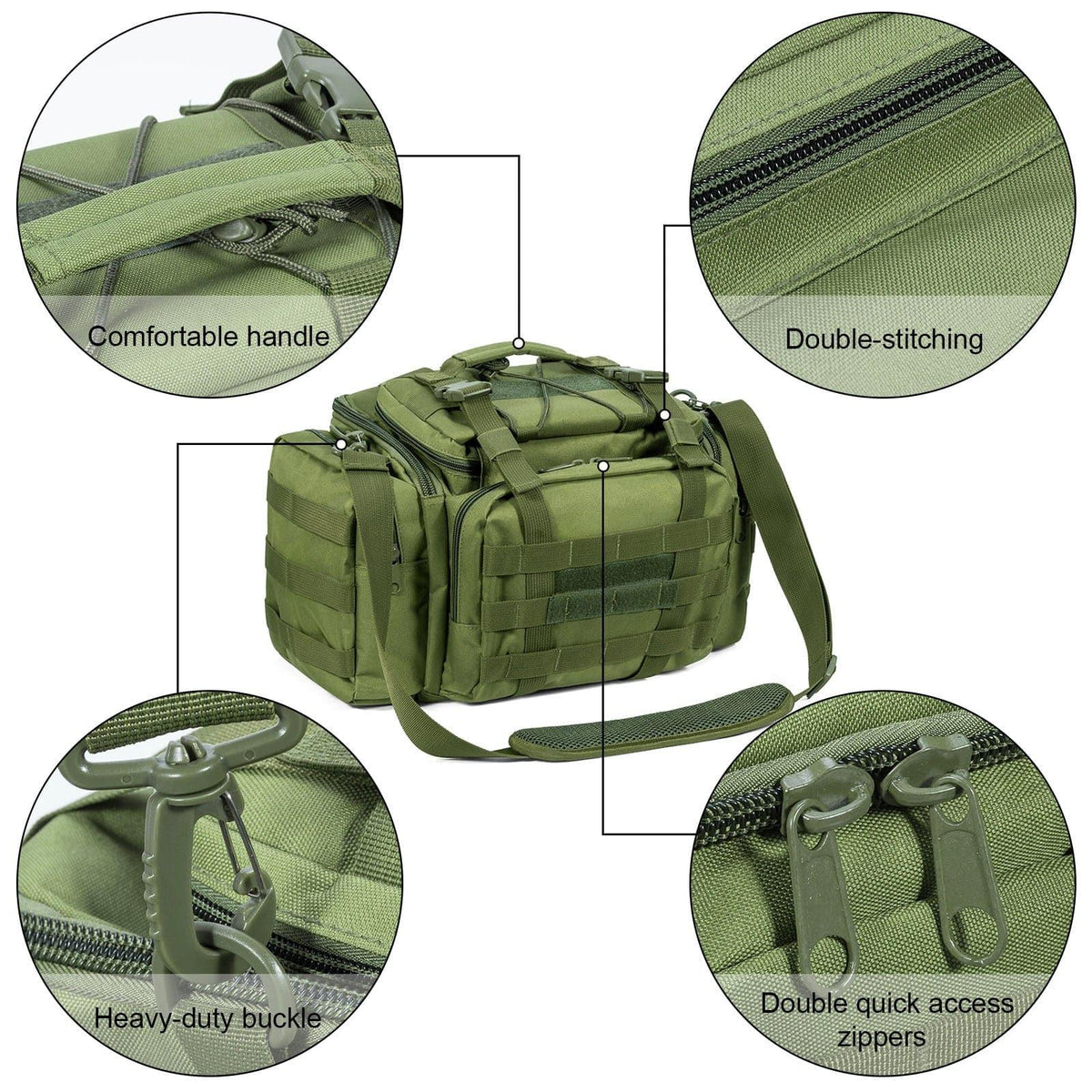 Dr.Fish Large Fishing Tackle Bag 2 Colors - Dr.Fish Tackles