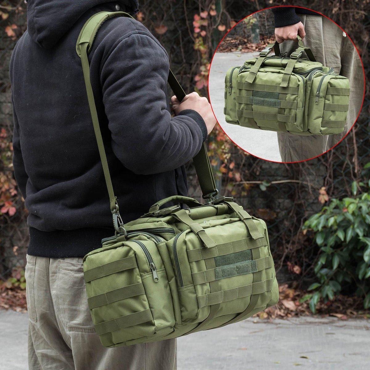 Dr.Fish Large Fishing Tackle Bag 2 Colors - Dr.Fish Tackles