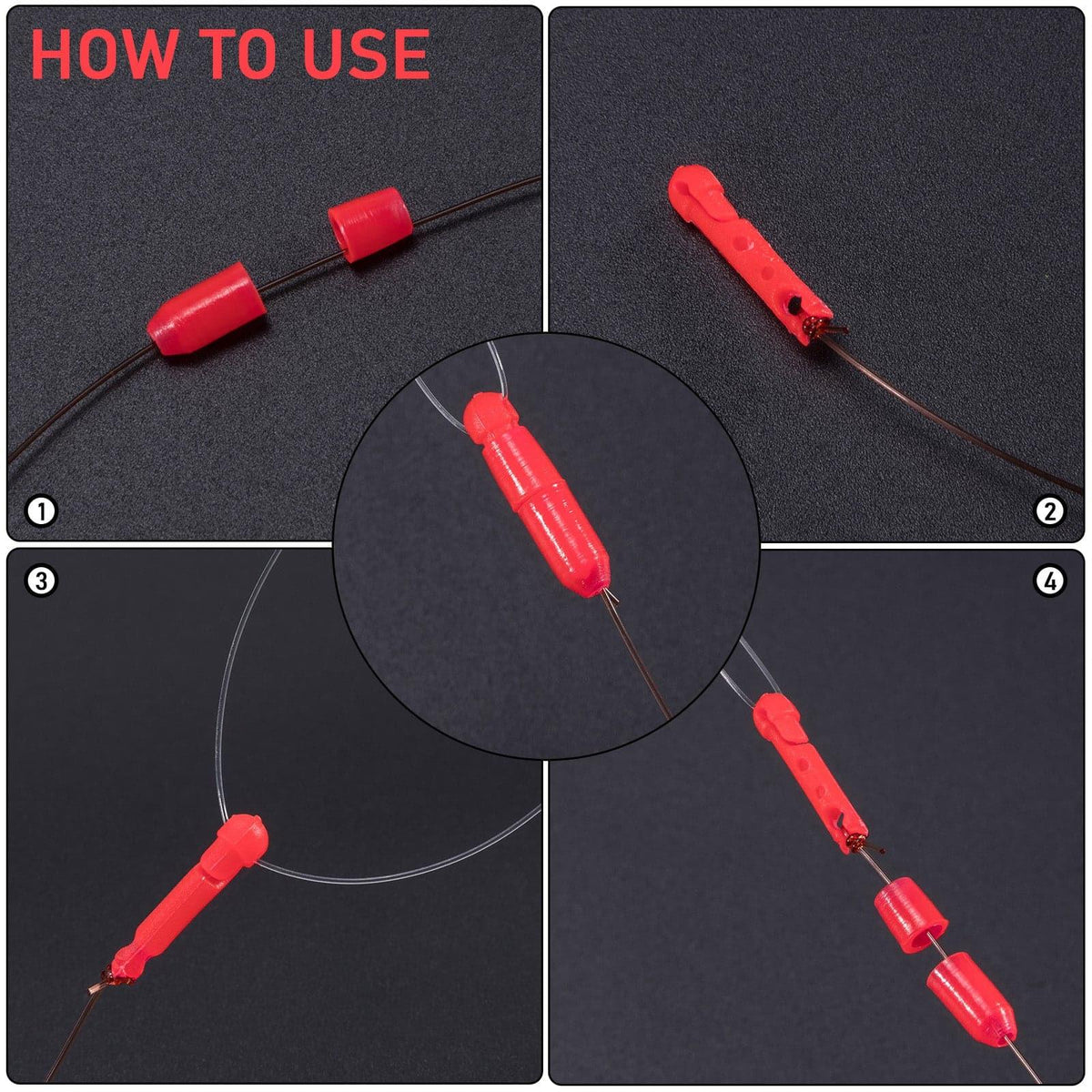 Dr.Fish 20pcs Pole Elastic Connector - Dr.Fish Tackles