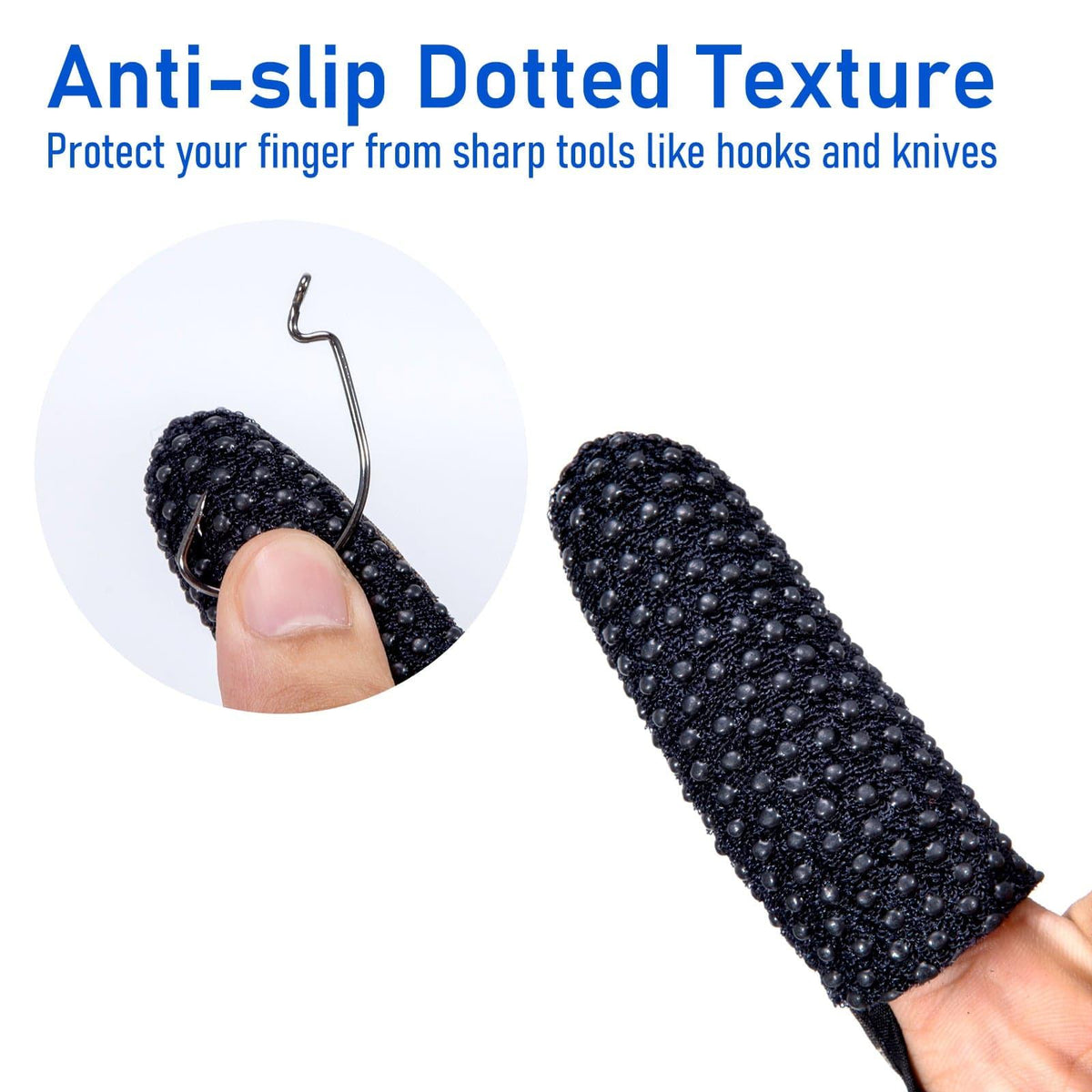 Dr.Fish 2pcs Nylon Finger Stalls One-finger - Dr.Fish Tackles